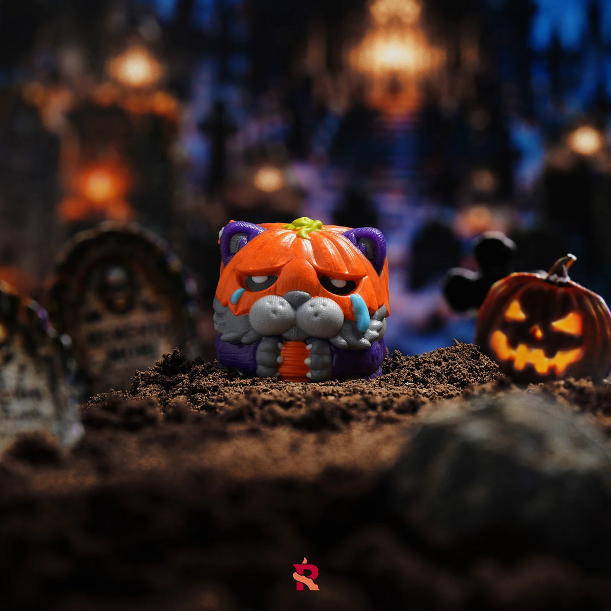 Abandoned Pets Artisan Keycap - Halloween