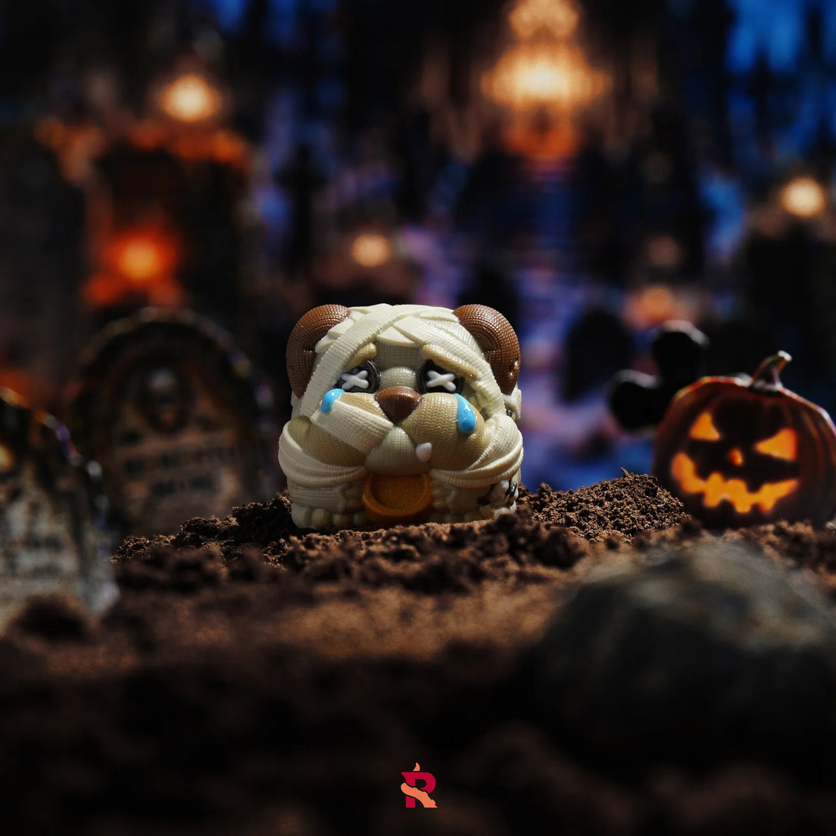 Abandoned Pets Artisan Keycap - Halloween