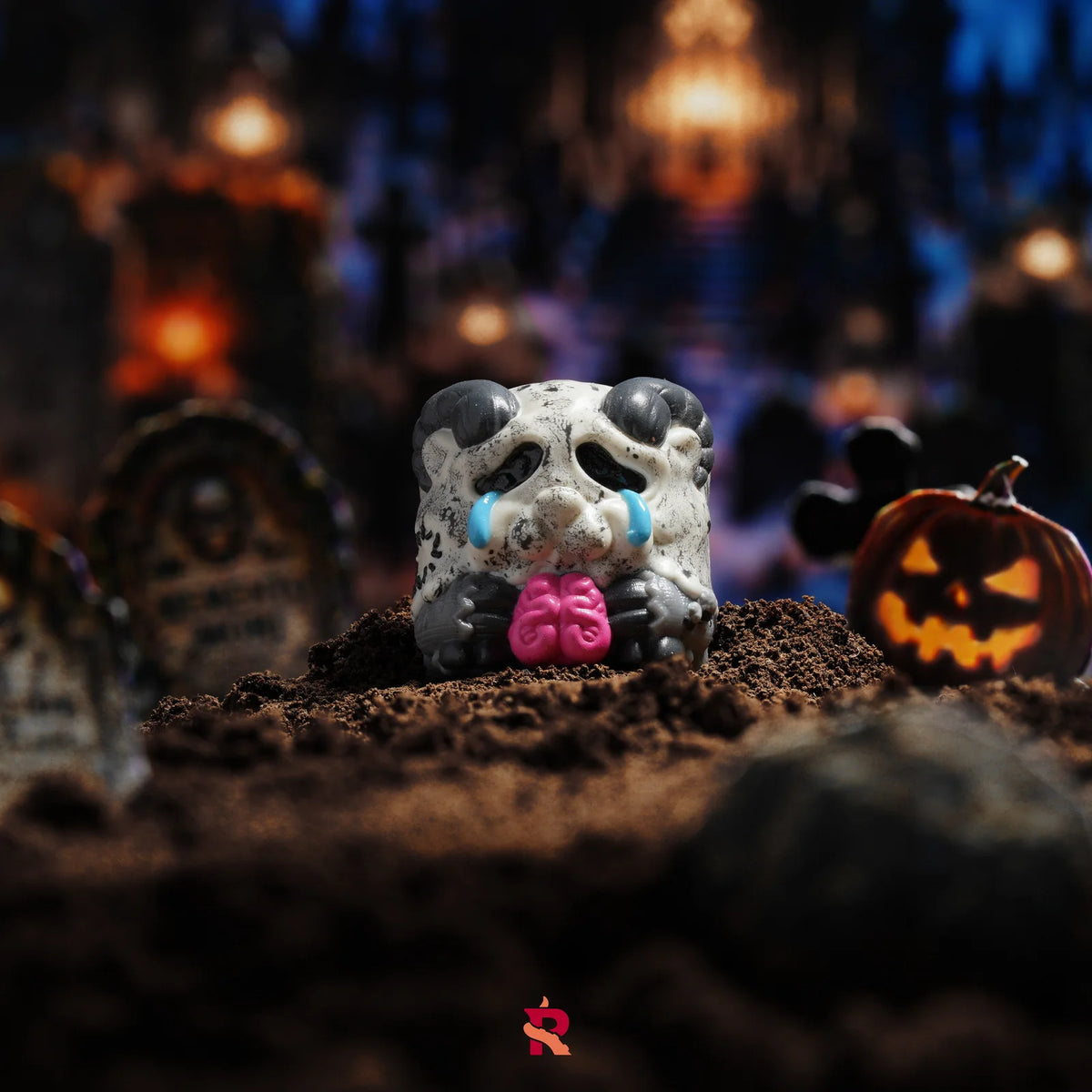 Abandoned Pets Artisan Keycap - Halloween