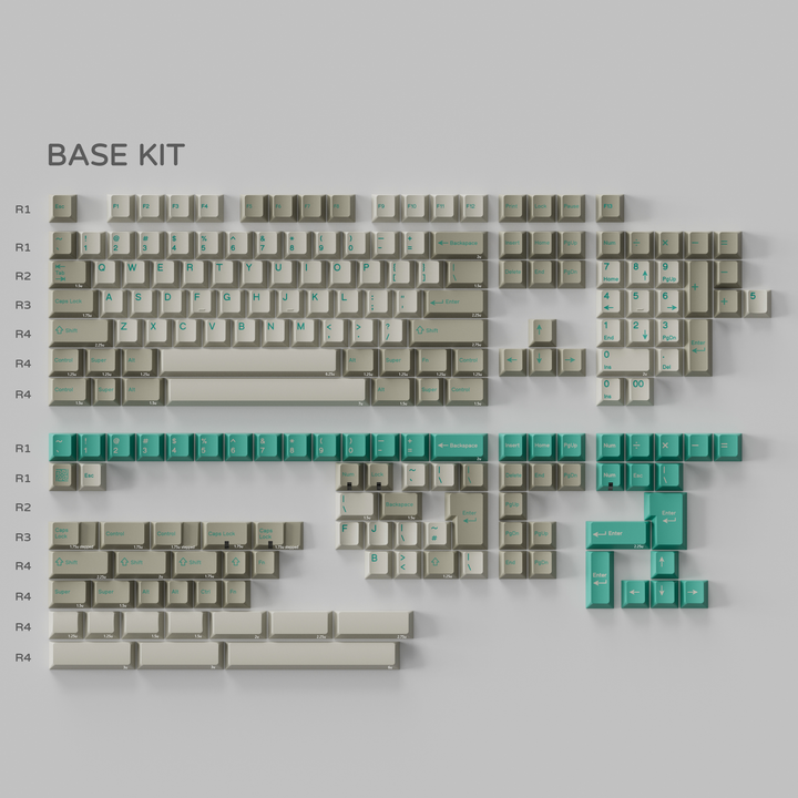 (In Stock) PBTFans Budgerigar Keycap Set