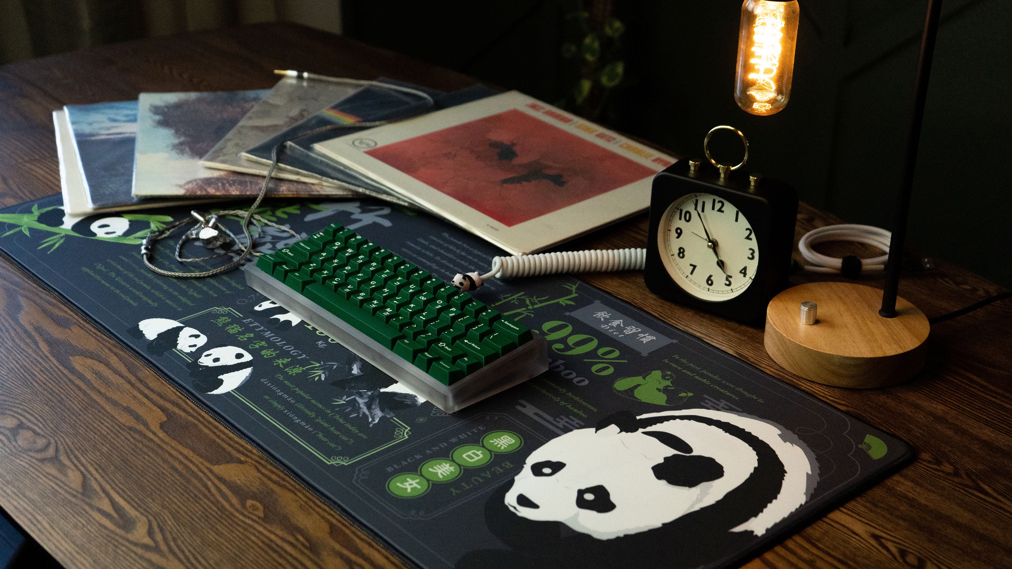 (In Stock) Panda Themed Deskmats