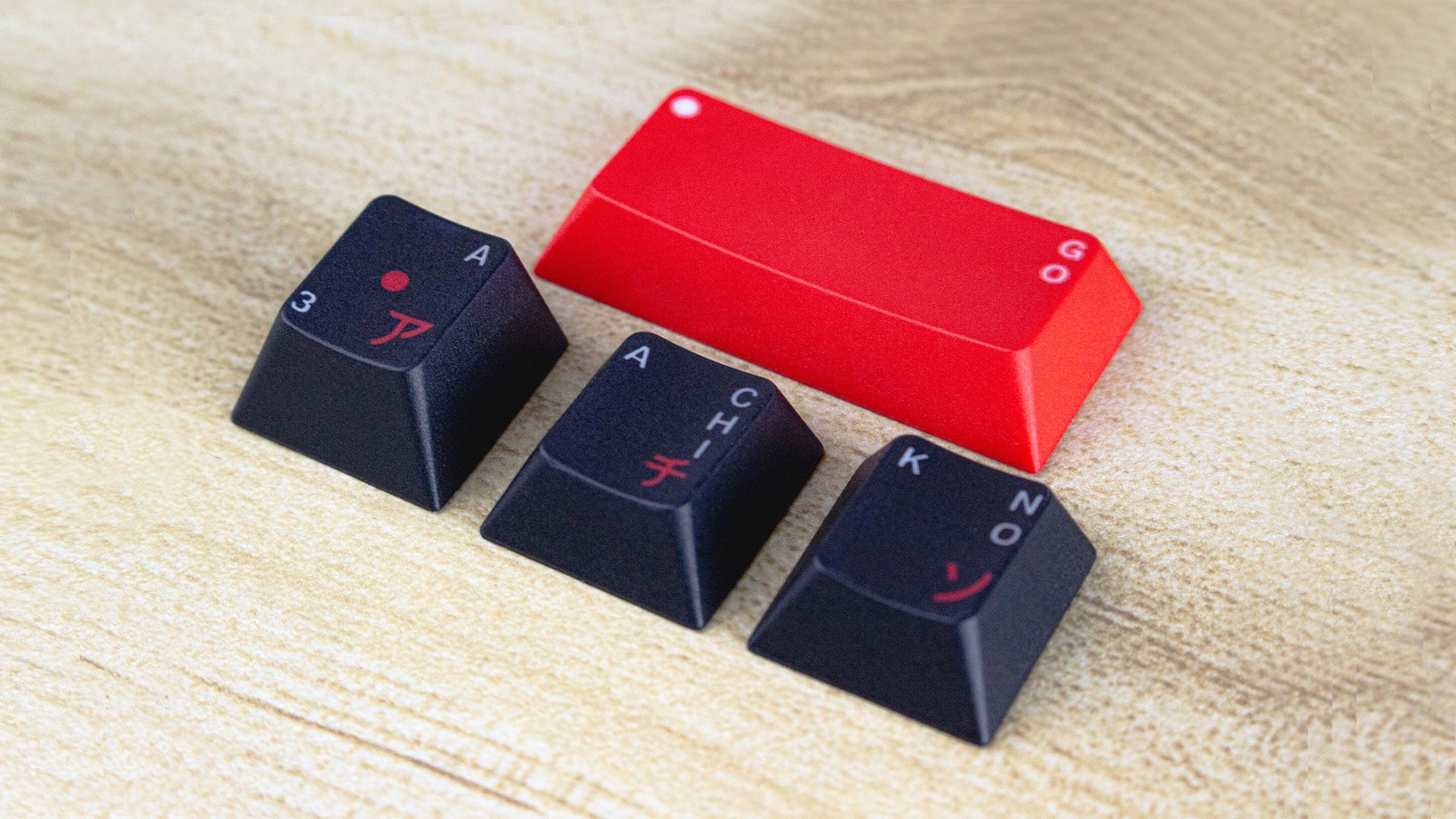 (Group Buy) WS x Jaekeyed (赤灰色) Aka Haiiro Keycap Set