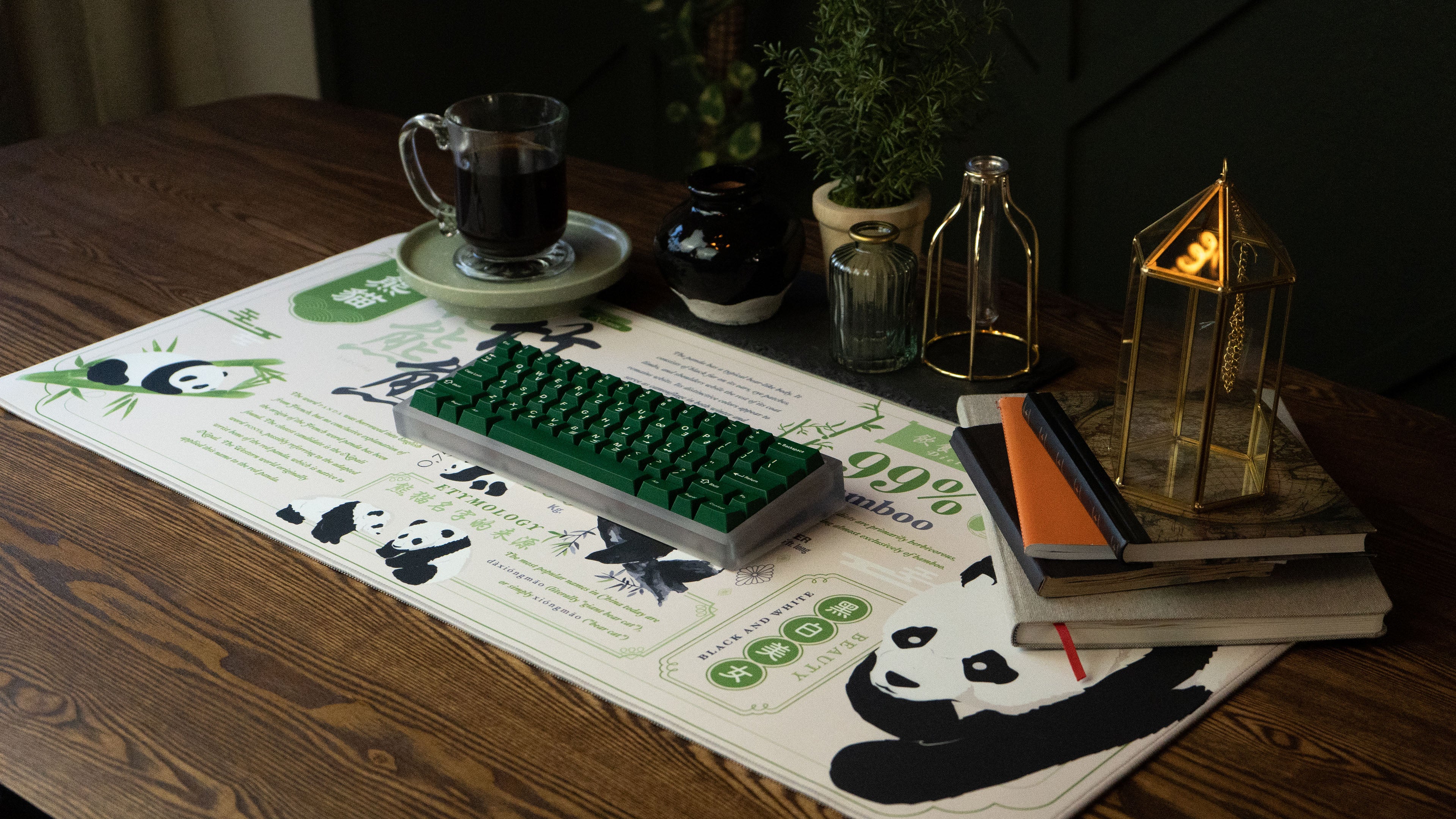 (In Stock) Panda Themed Deskmats