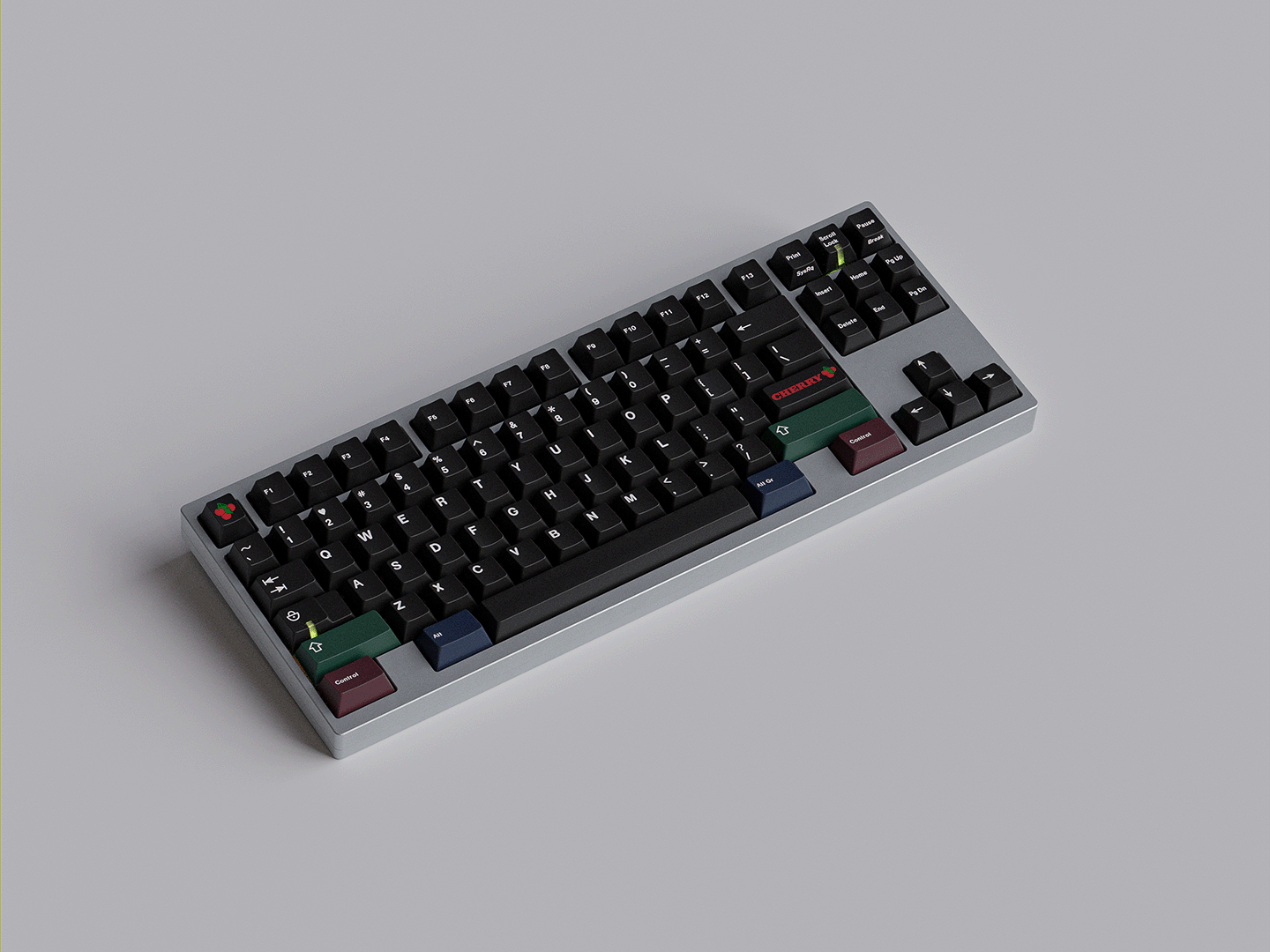 (In Stock) GMK White on Black Essentials