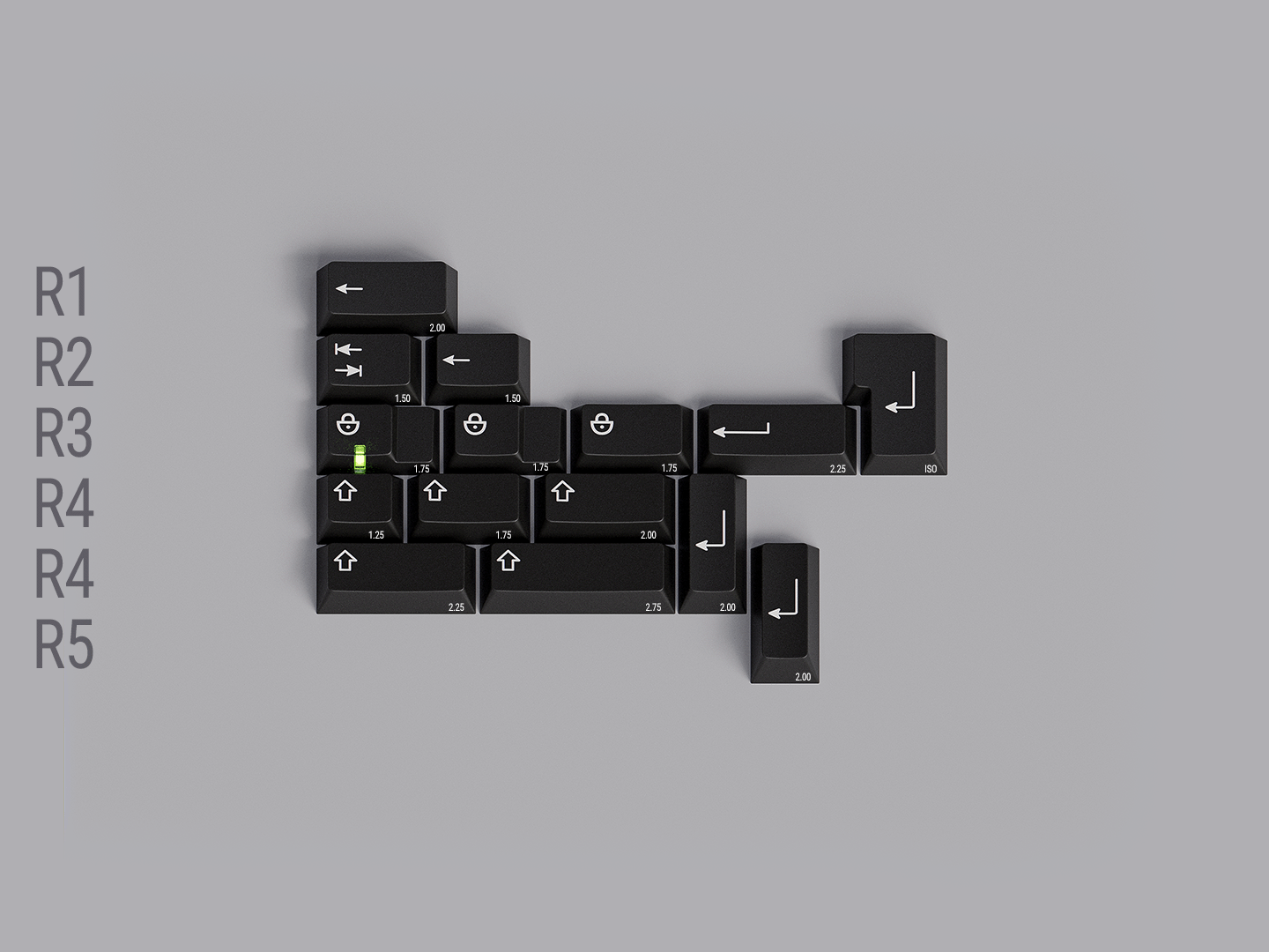 (In Stock) GMK White on Black Essentials