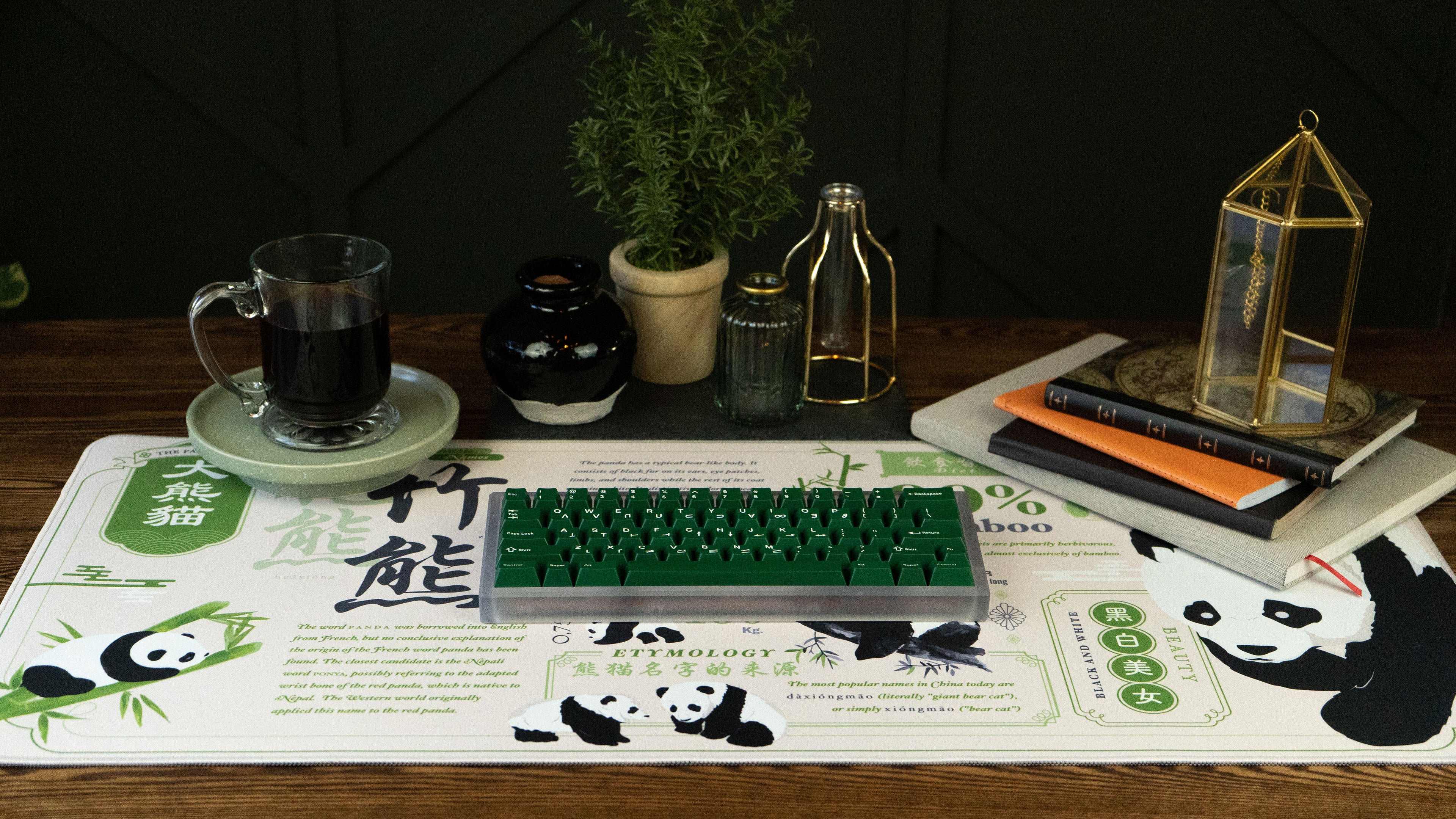 (In Stock) Panda Themed Deskmats