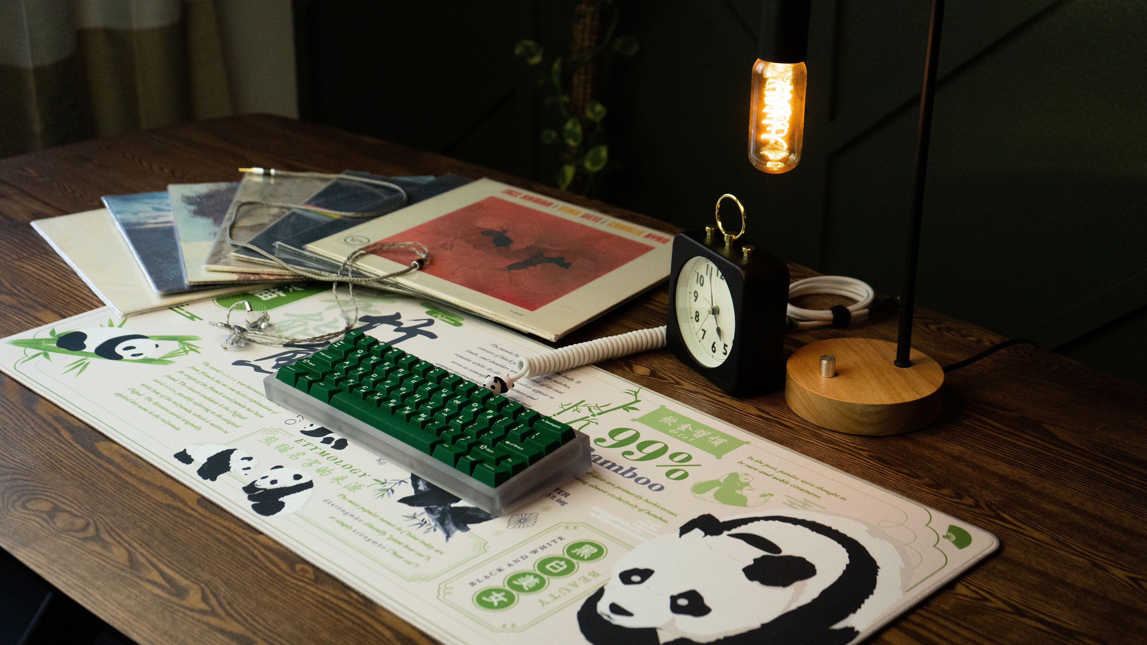 (In Stock) Panda Themed Deskmats