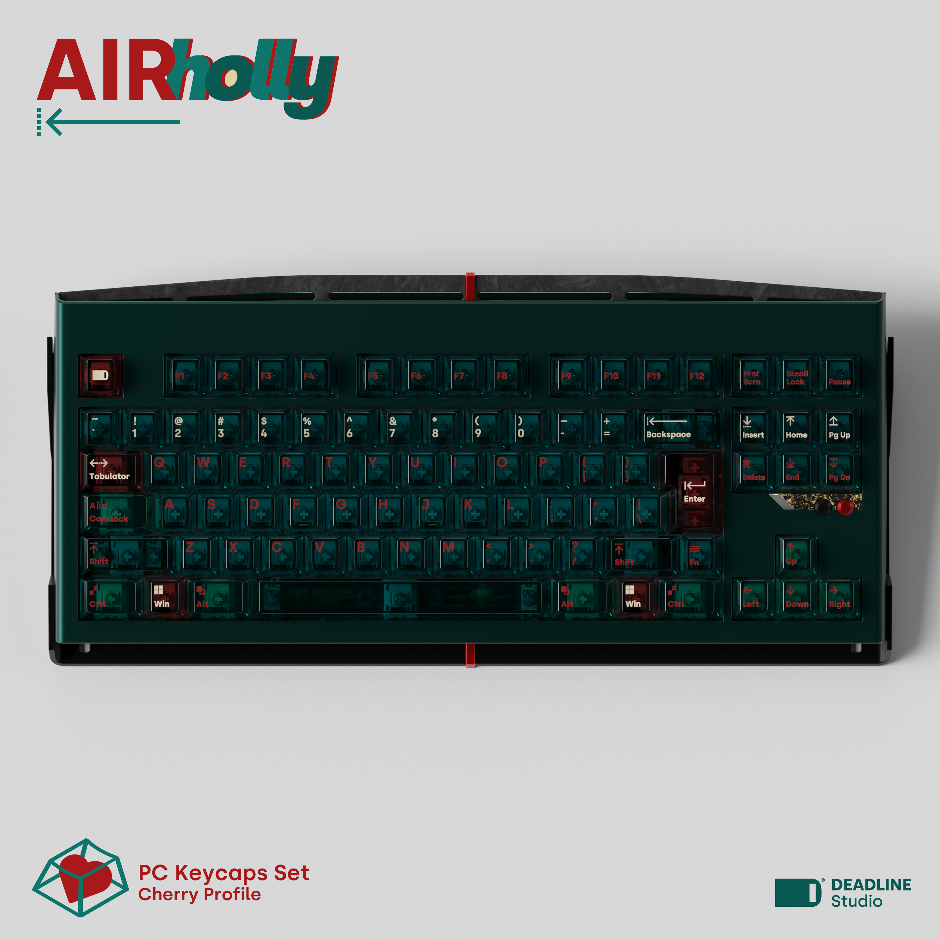 (Group Buy) Deadline AIR Holly Keycap Set