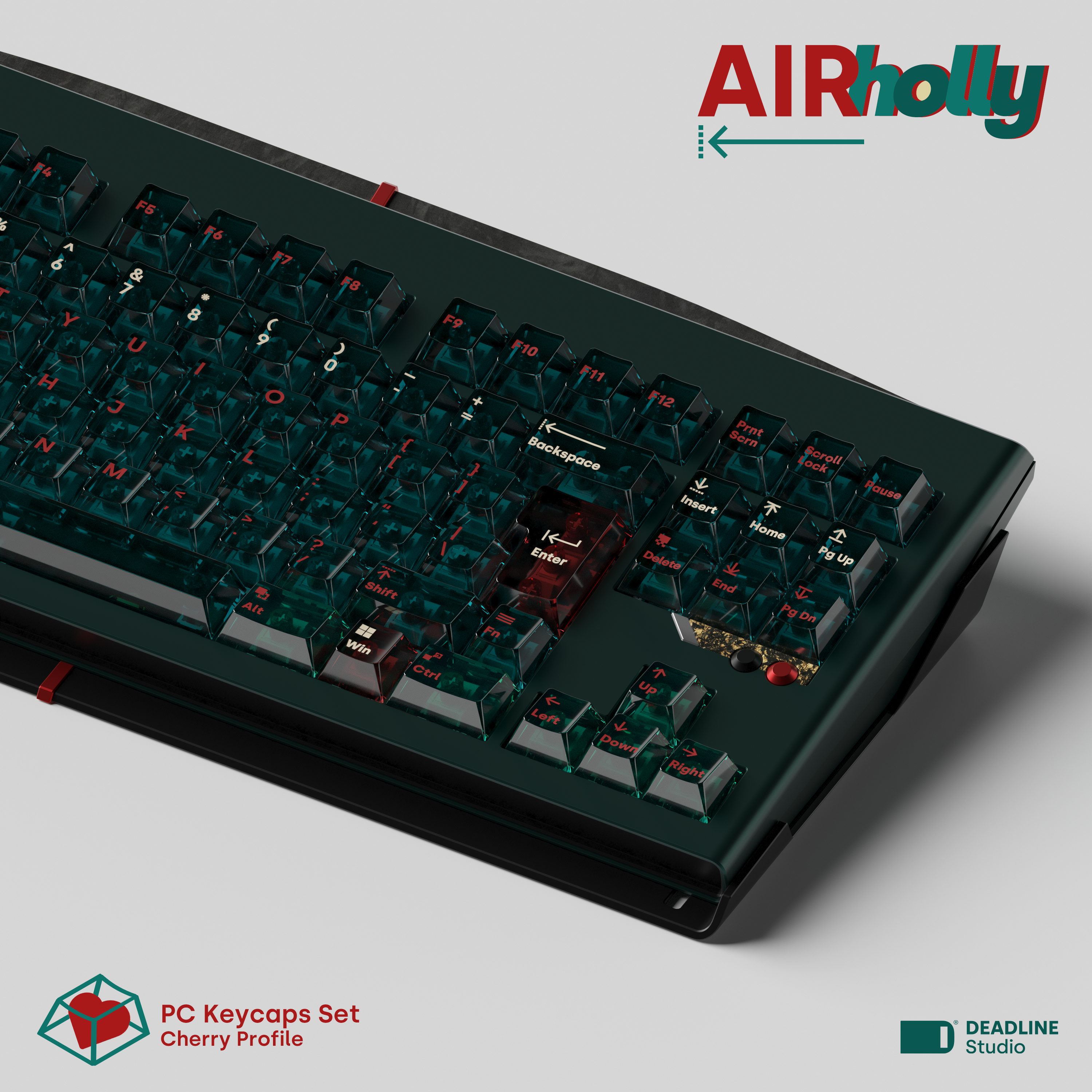 (Group Buy) Deadline AIR Holly Keycap Set