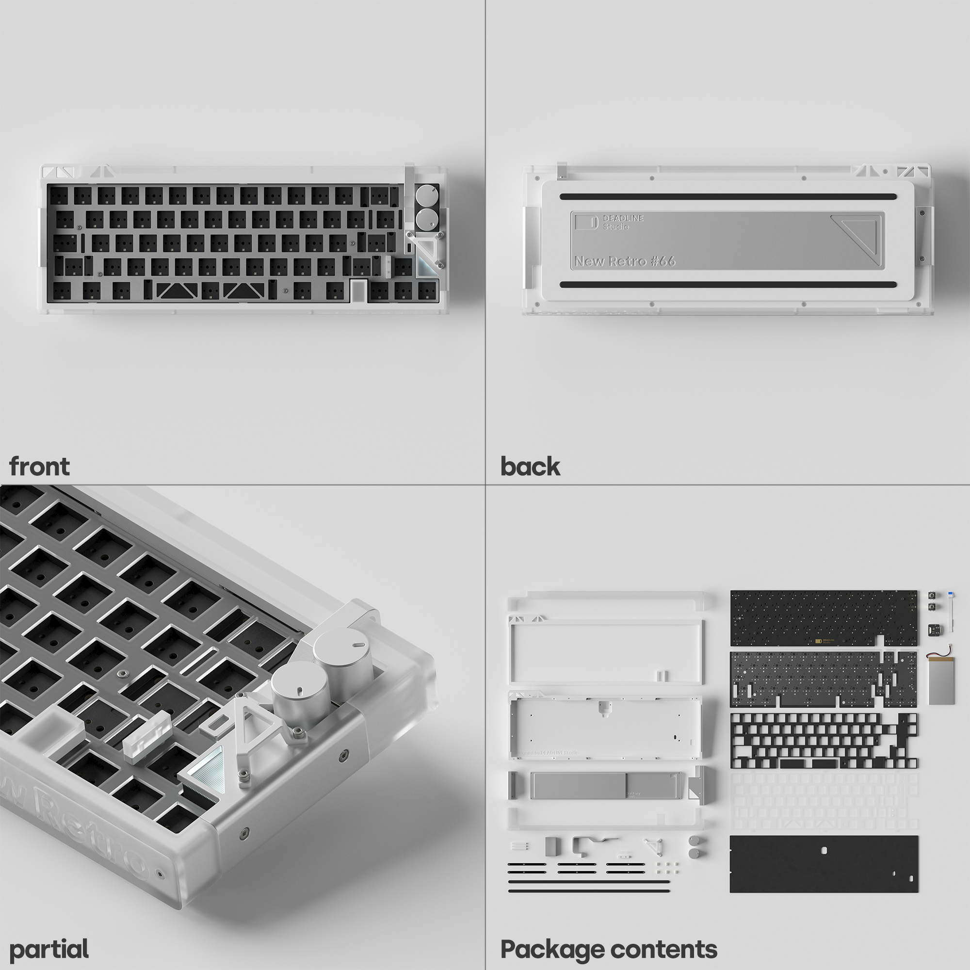 (Group Buy) New Retro #66 V3 Keyboard Kit by Deadline Studio