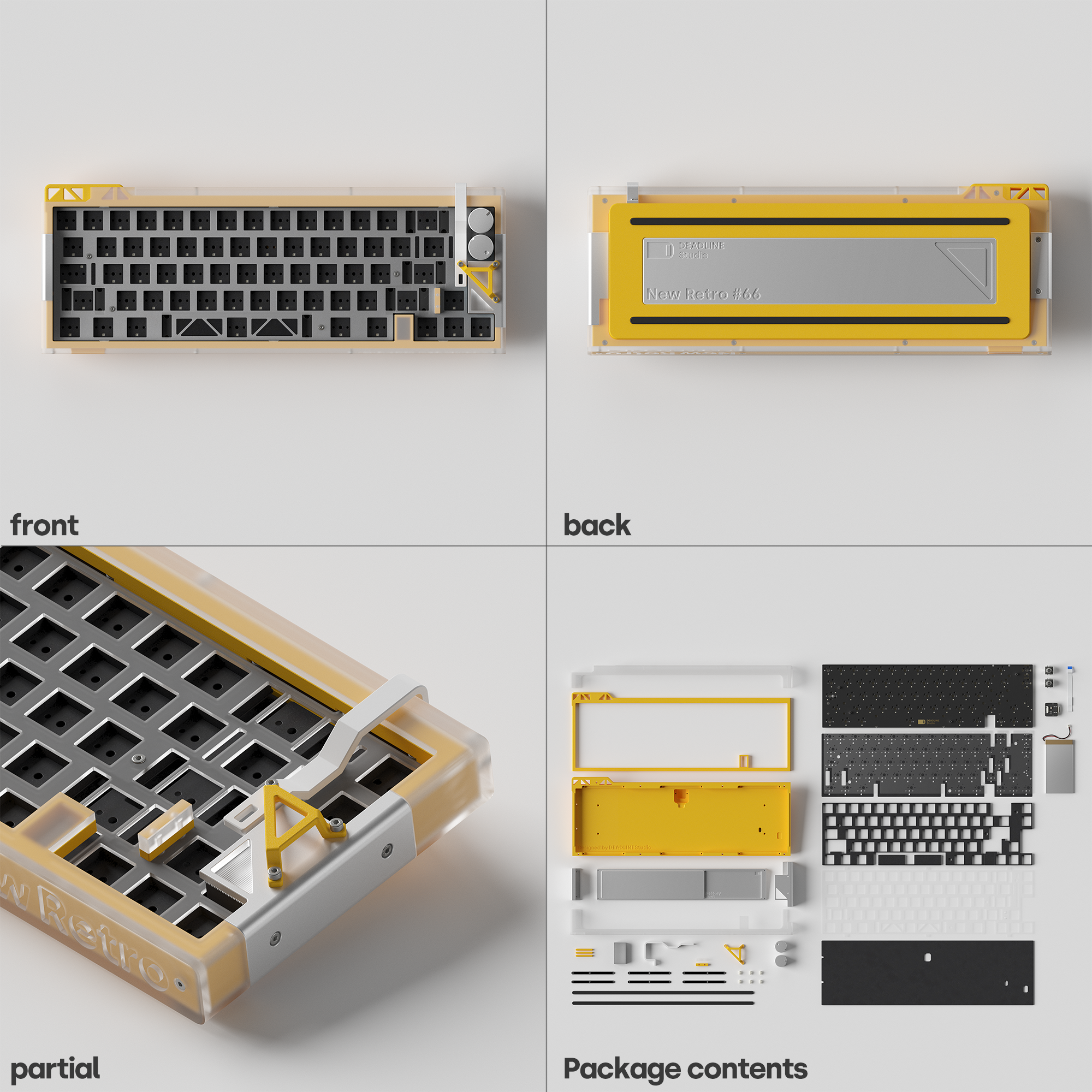 (Group Buy) New Retro #66 V3 Keyboard Kit by Deadline Studio