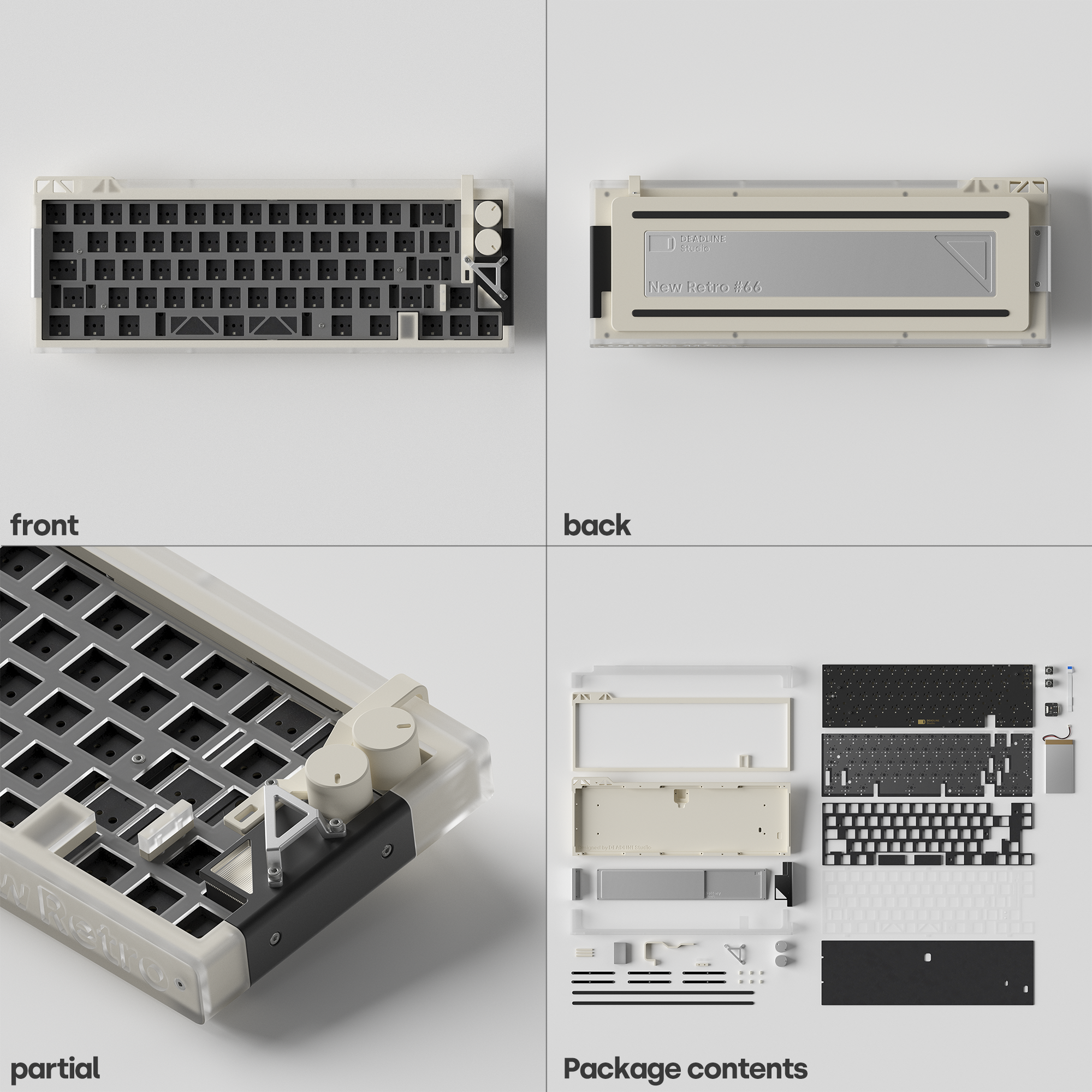 (Group Buy) New Retro #66 V3 Keyboard Kit by Deadline Studio