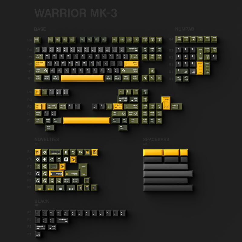 (In Stock) EPBT Warrior MK III Keyset