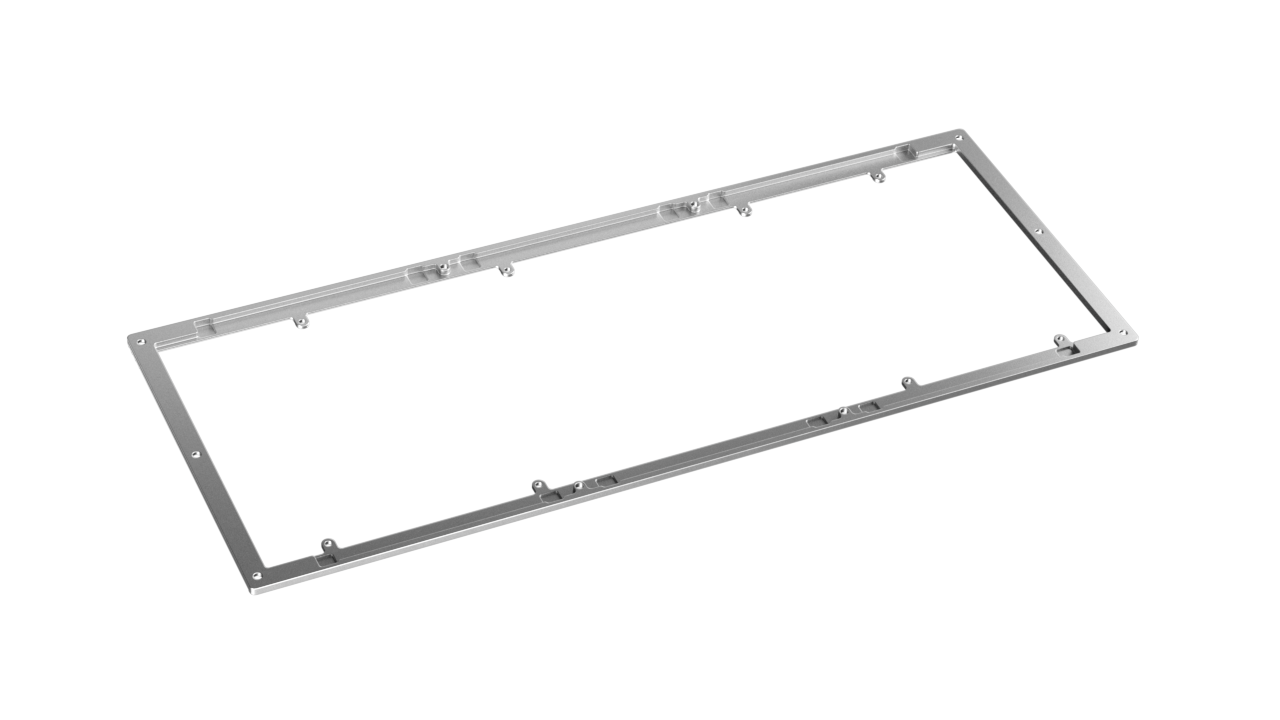 render of Keycult No. 3 Accent in Silver occluded