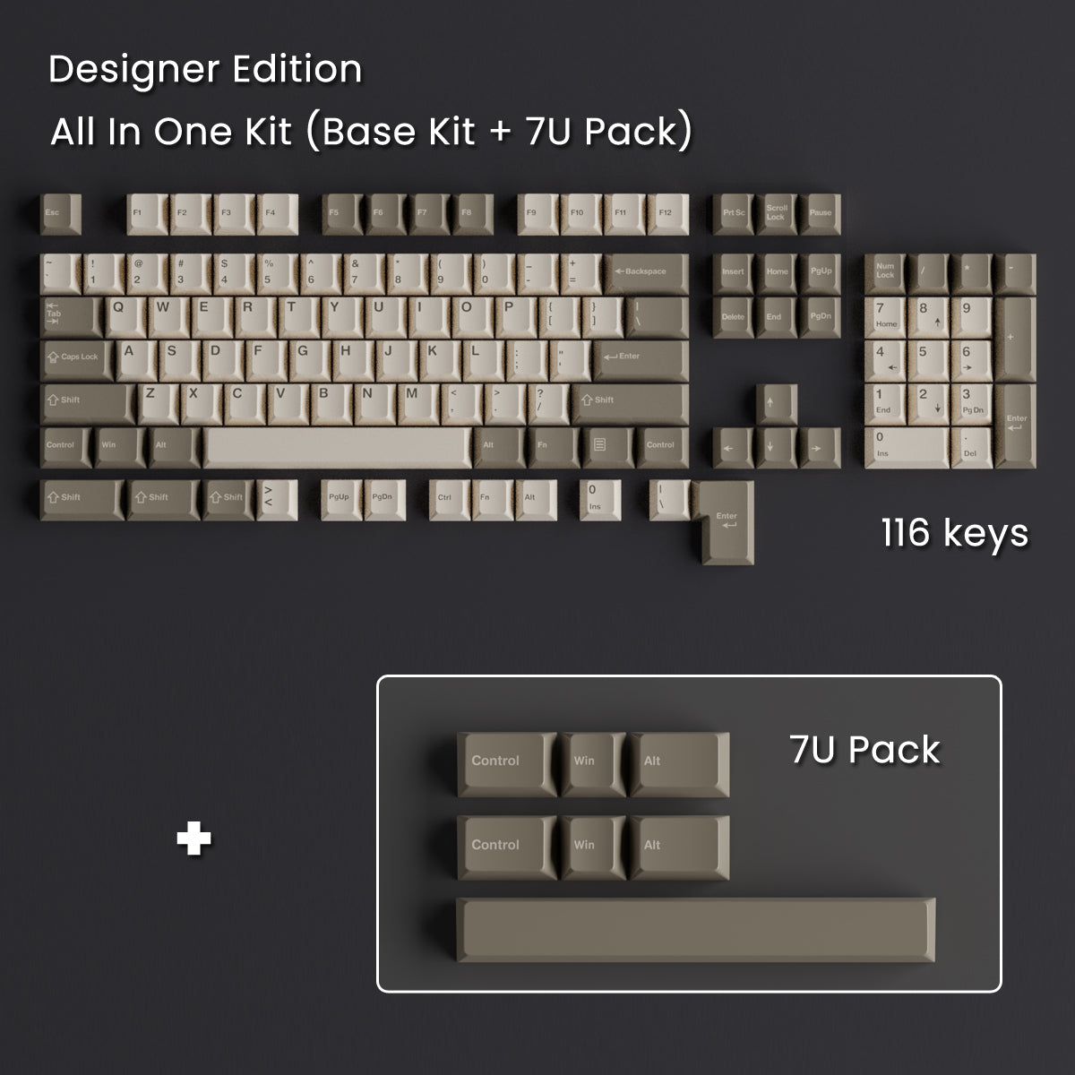 (Group Buy) Awekeys Metal Keycaps Set - Retro 80s