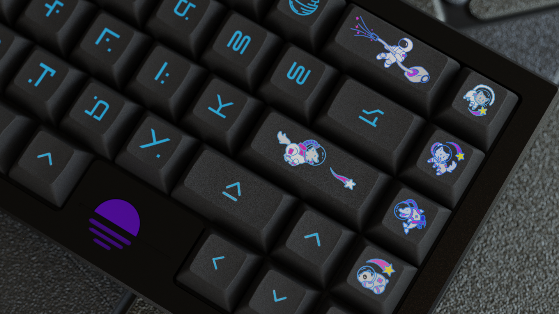 (In Stock) KAT Space Dust Keycaps