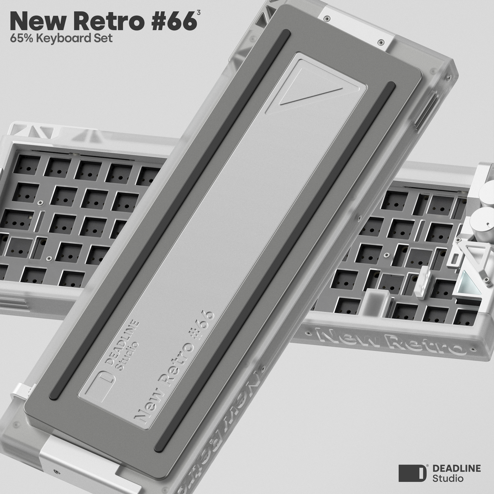 (Group Buy) New Retro #66 V3 Keyboard Kit by Deadline Studio