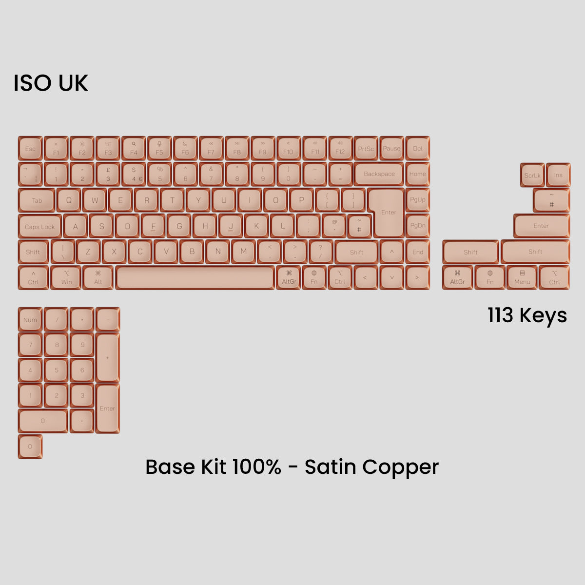 Coming Soon) Awekeys Air - Low Profile Metal Keycaps