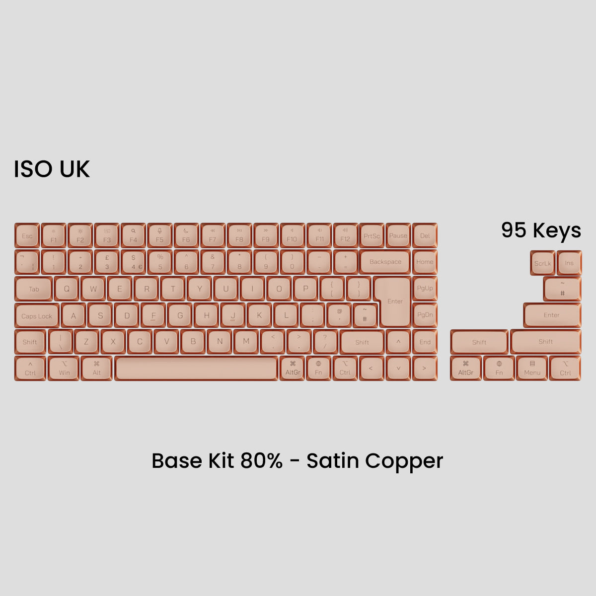 (Group Buy) Awekeys Air - Low Profile Metal Keycaps