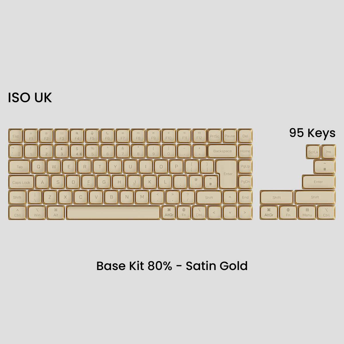 (Group Buy) Awekeys Air - Low Profile Metal Keycaps