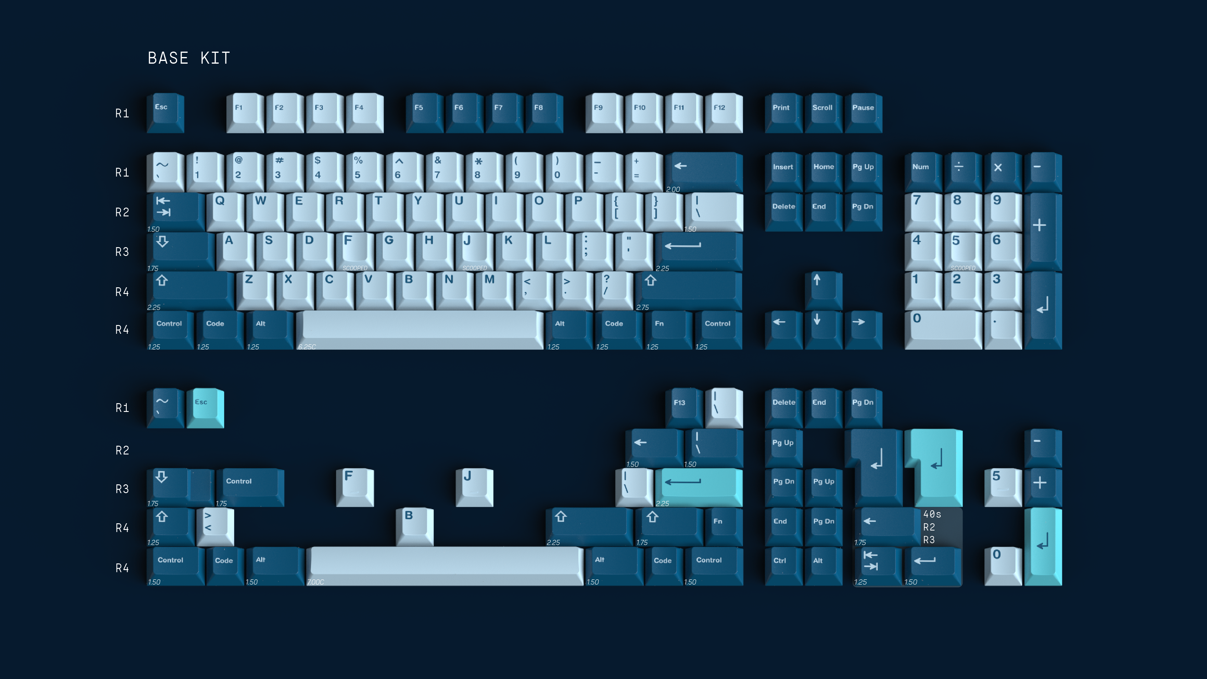 (In Stock) GMK Nightlight Keyset