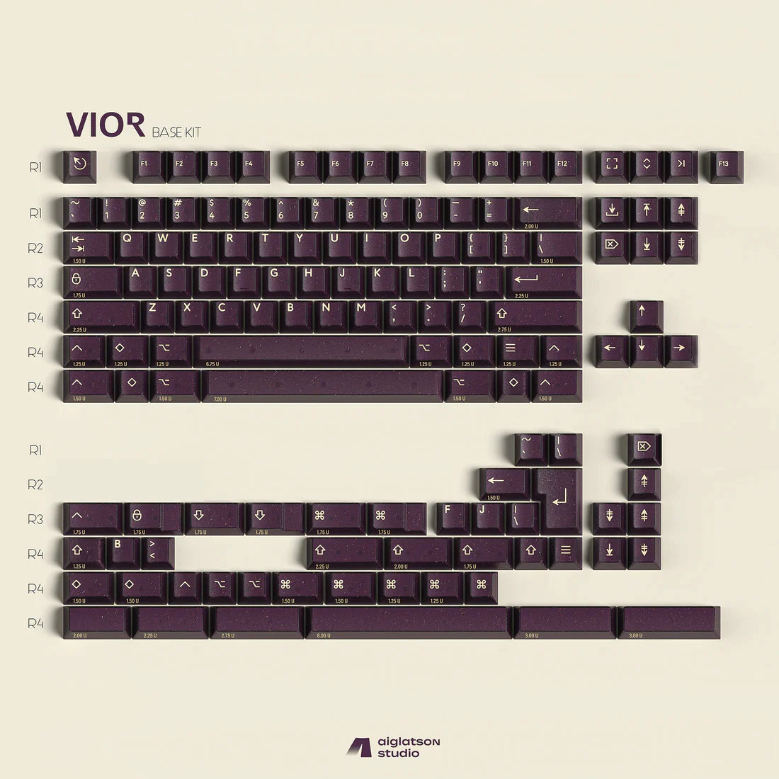 (In Stock) PBTFans Vior Keyset