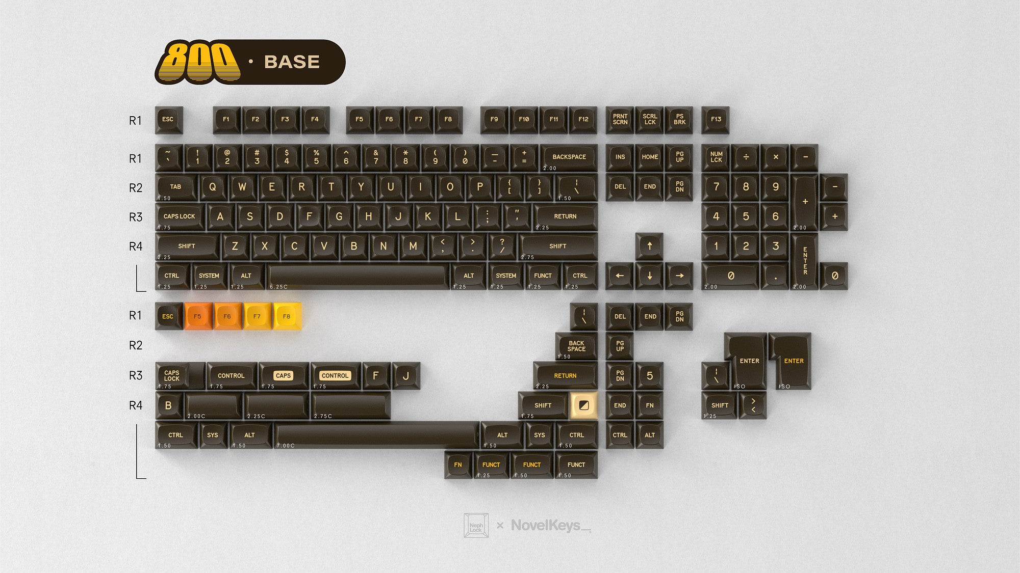 (In Stock) GMK MTNU 800 Keycap Set