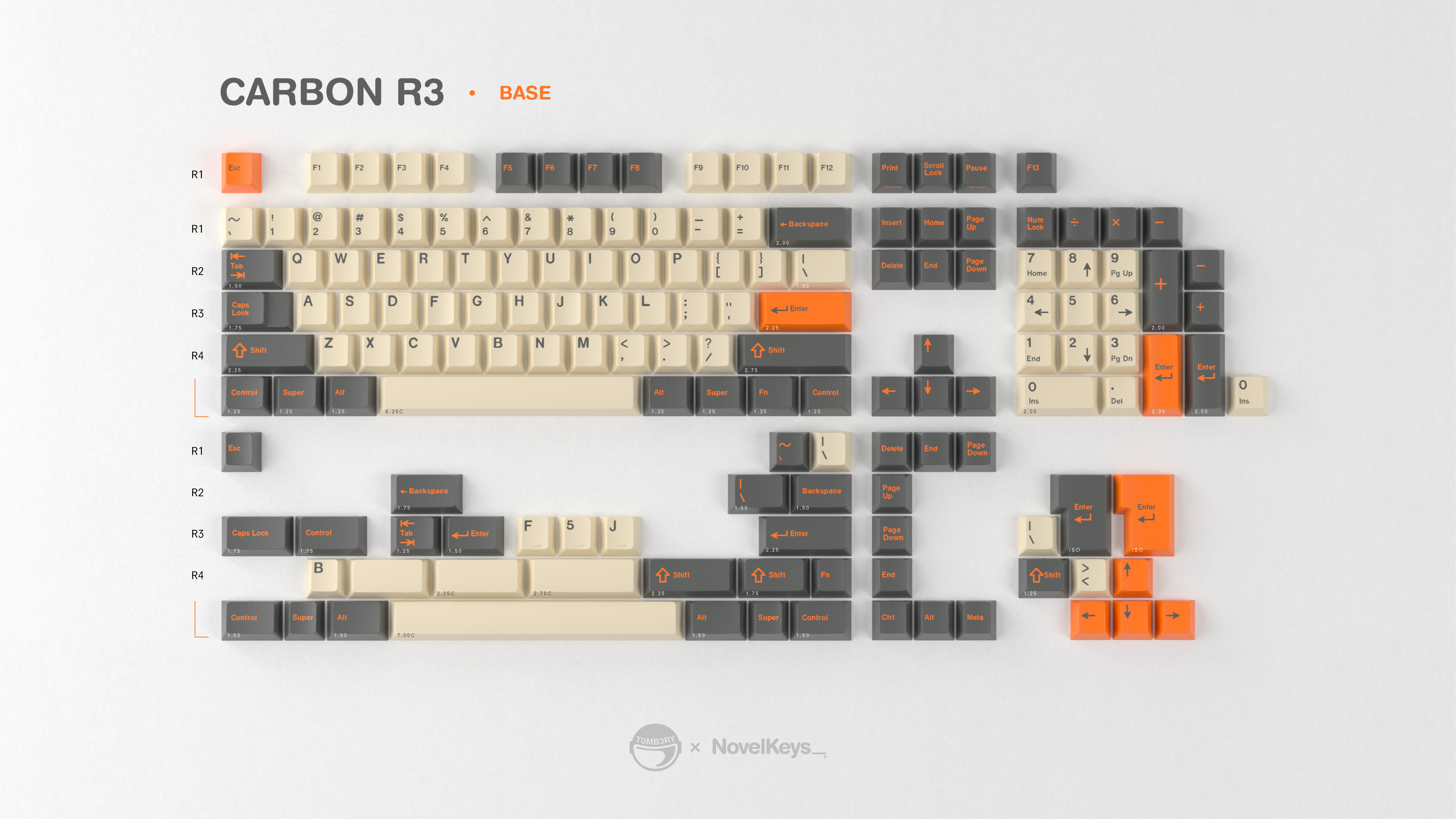 (In Stock) GMK CYL Carbon R3