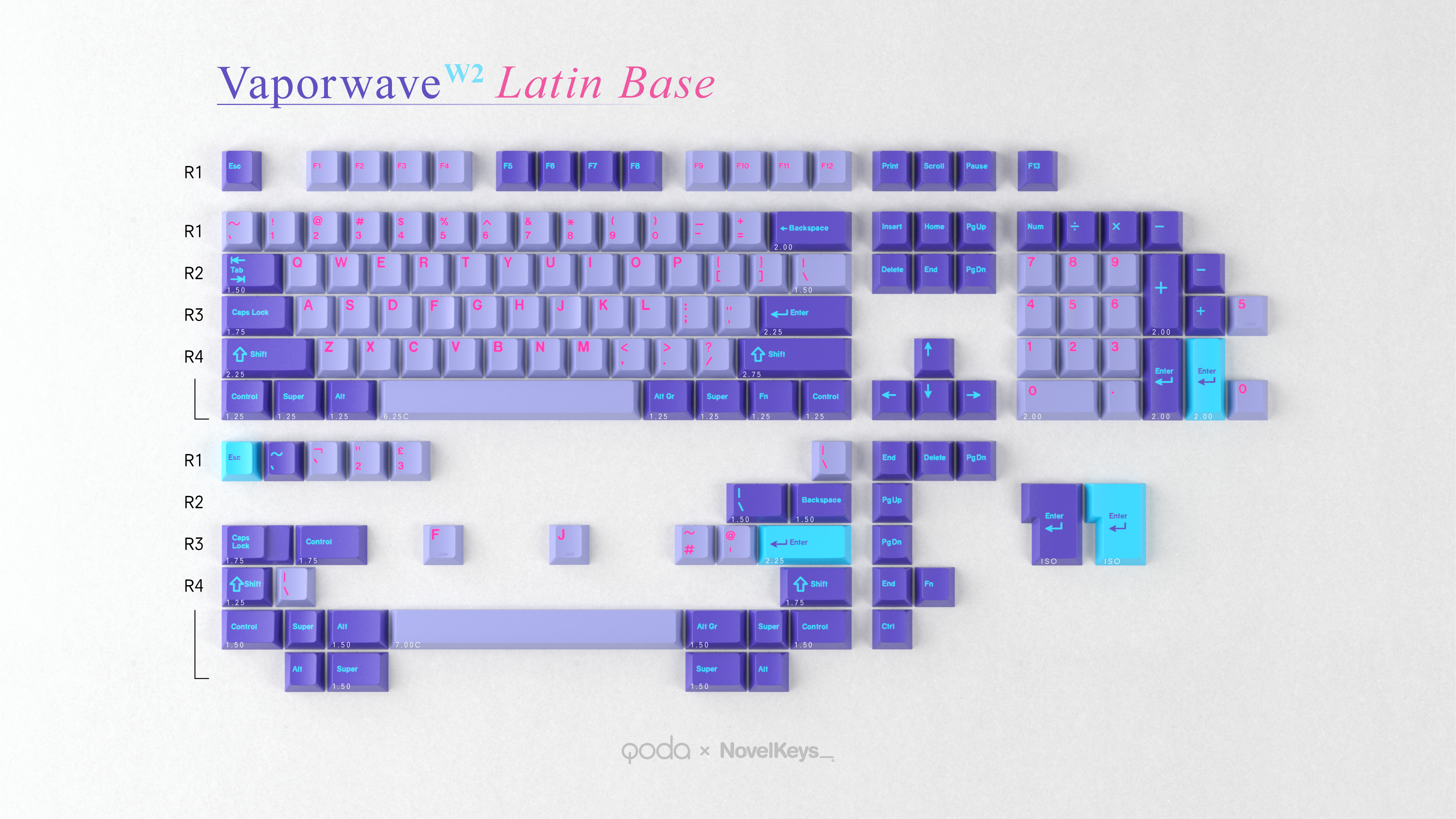 (Group Buy) GMK CYL Vaporwave R2