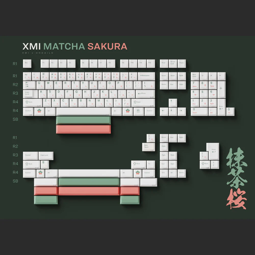 
                  
                    (In Stock) XMI Matcha Sakura Keycaps
                  
                