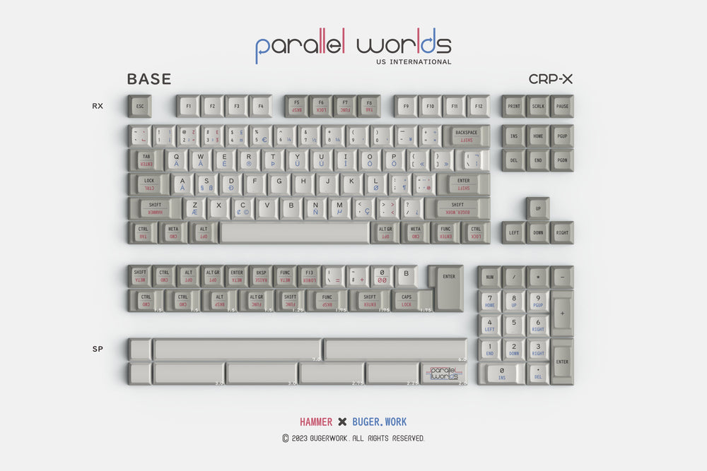 (In Stock) CRP X - Parallel Worlds Keyset