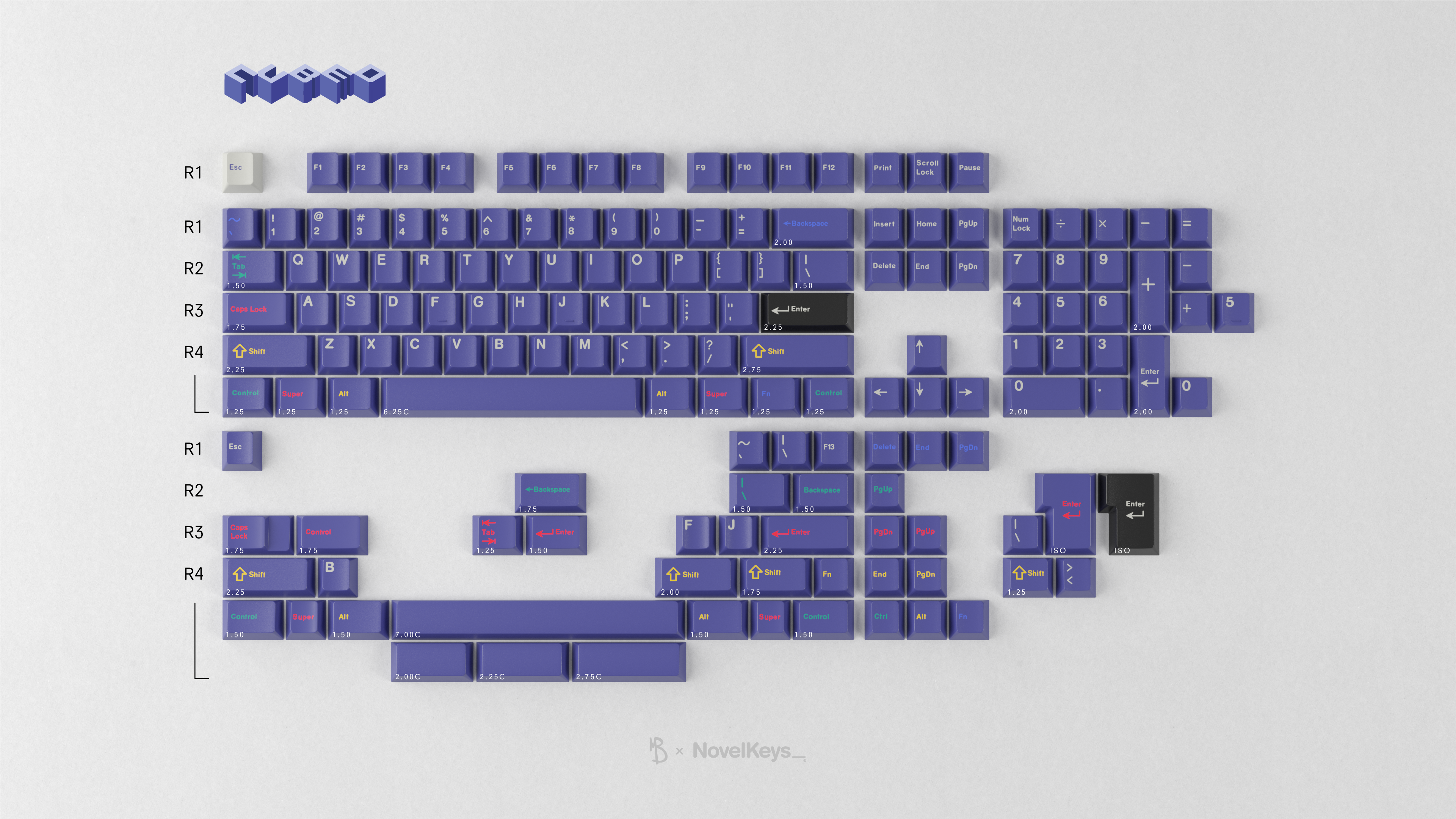 (In Stock) GMK³ Keycaps (Cubed)