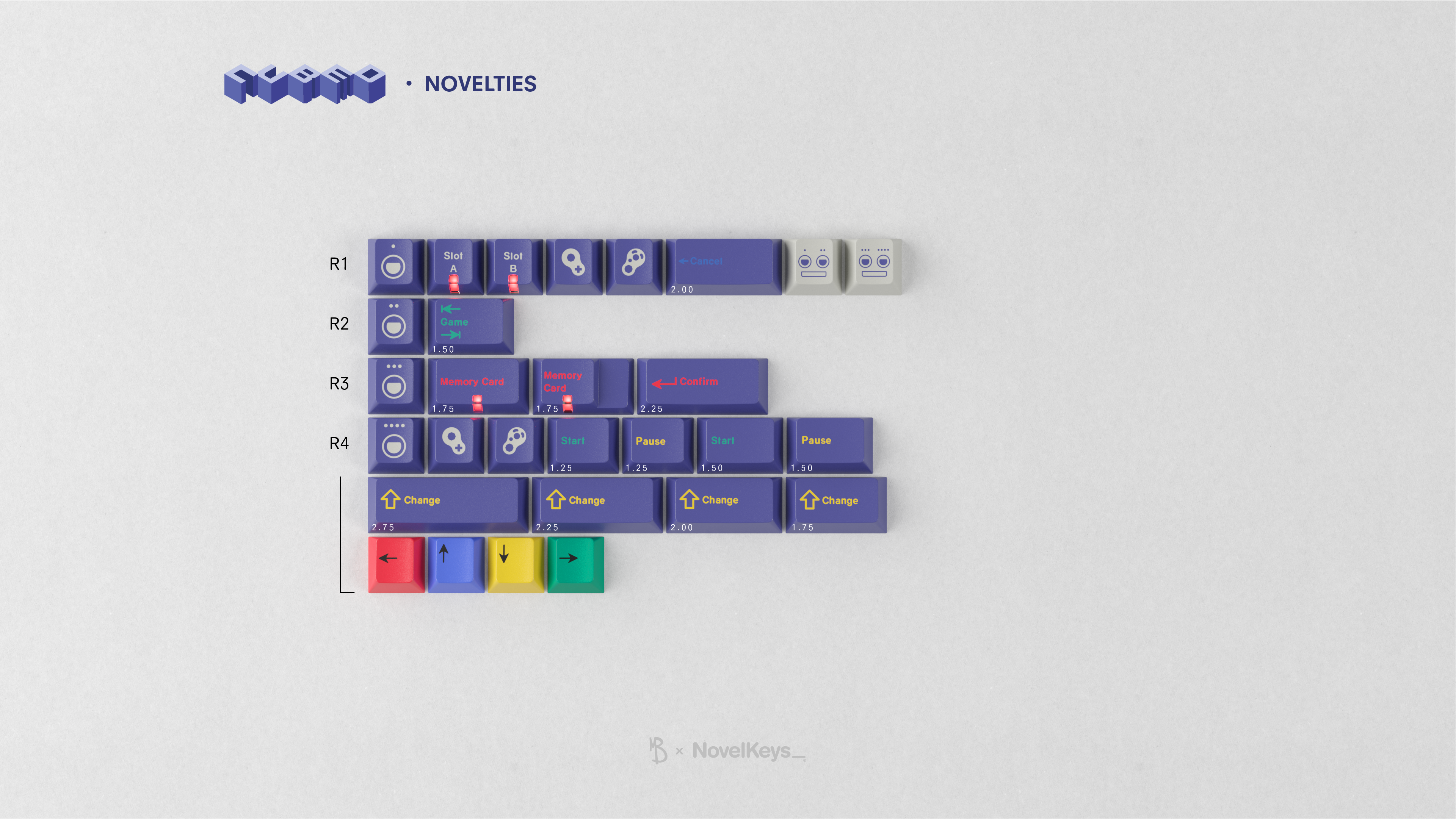 (In Stock) GMK³ Keycaps (Cubed)