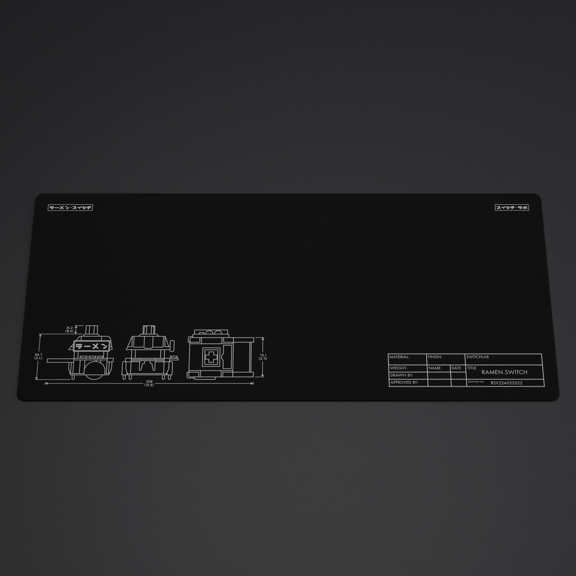 (In Stock) Ramen.Switch V2 Deskmat