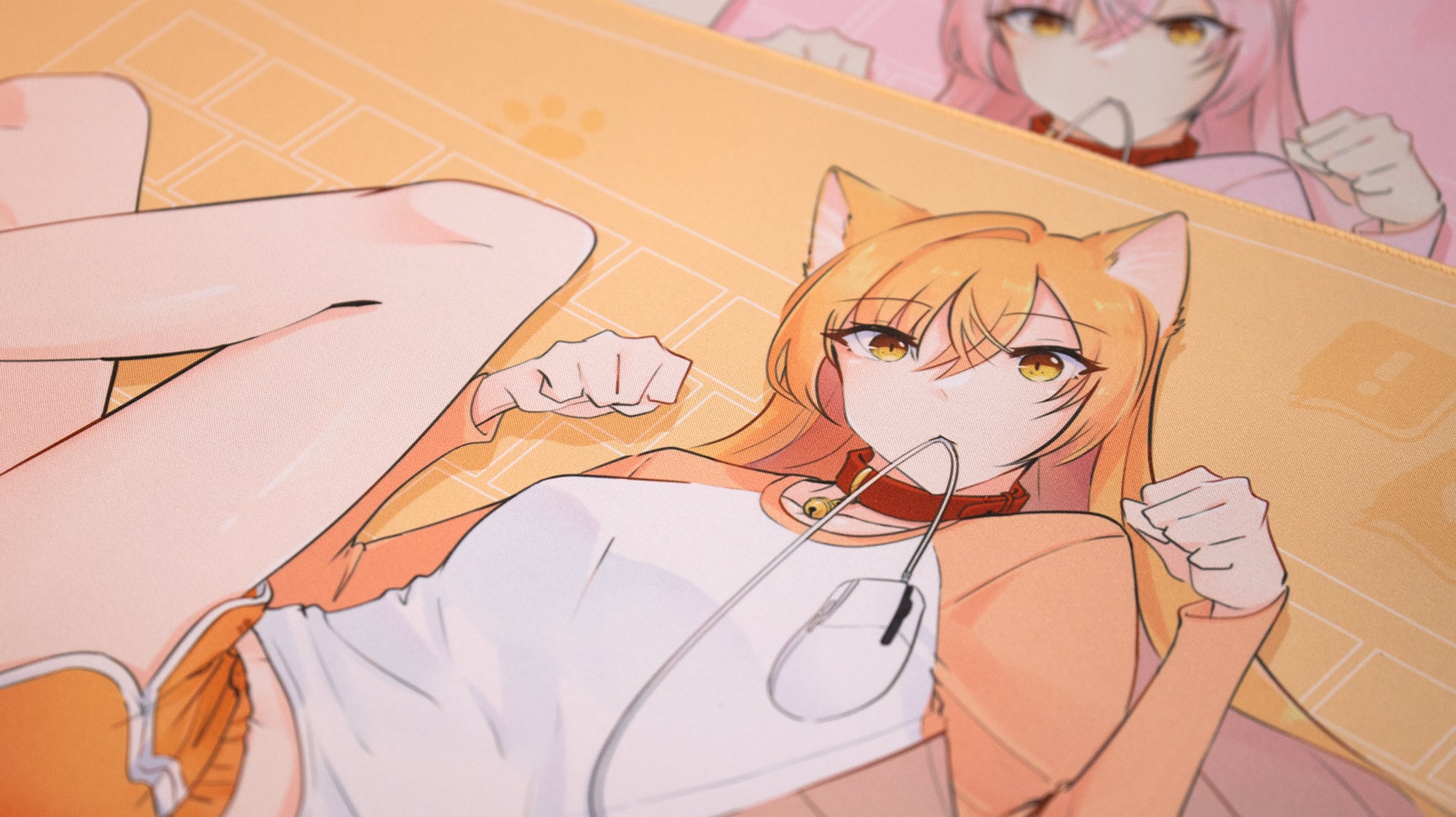 (Group Buy) Catgirl Deskmats