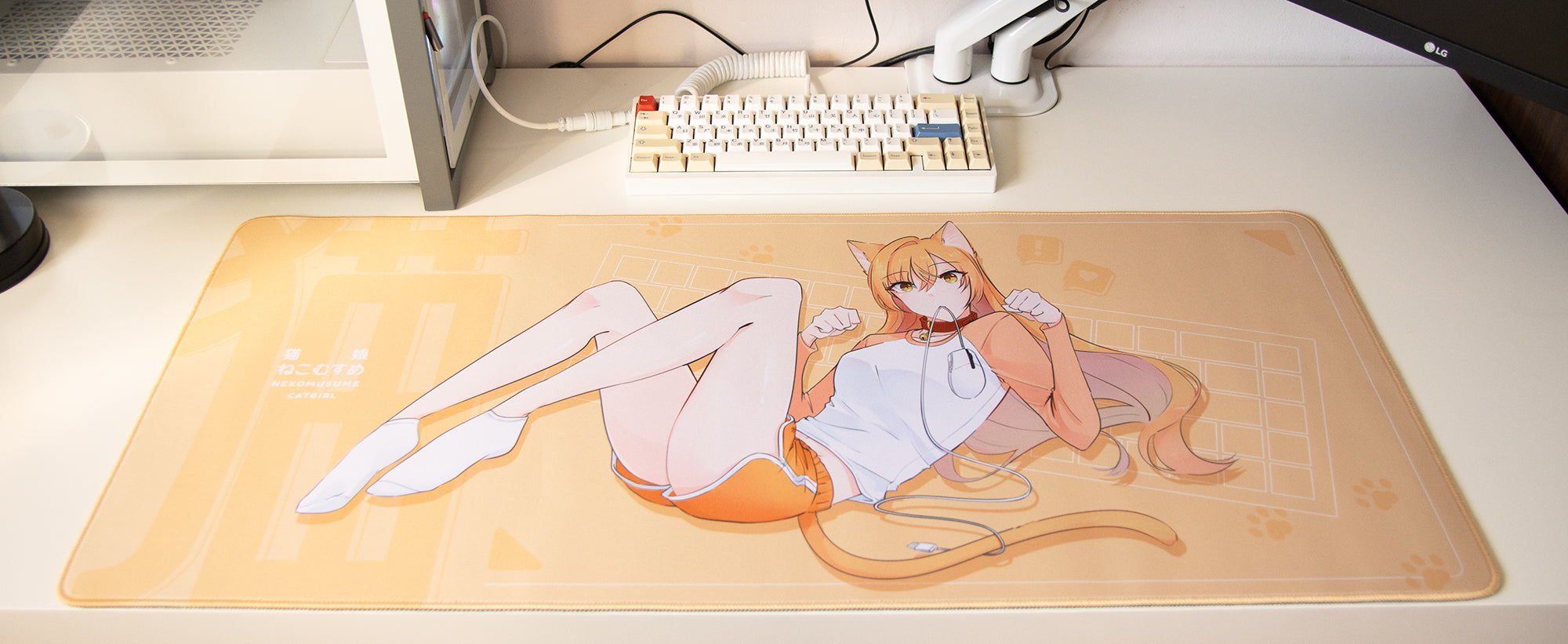 (Group Buy) Catgirl Deskmats