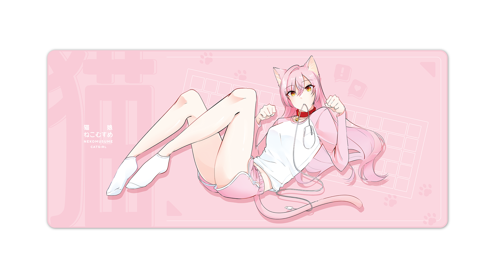 (Group Buy) Catgirl Deskmats