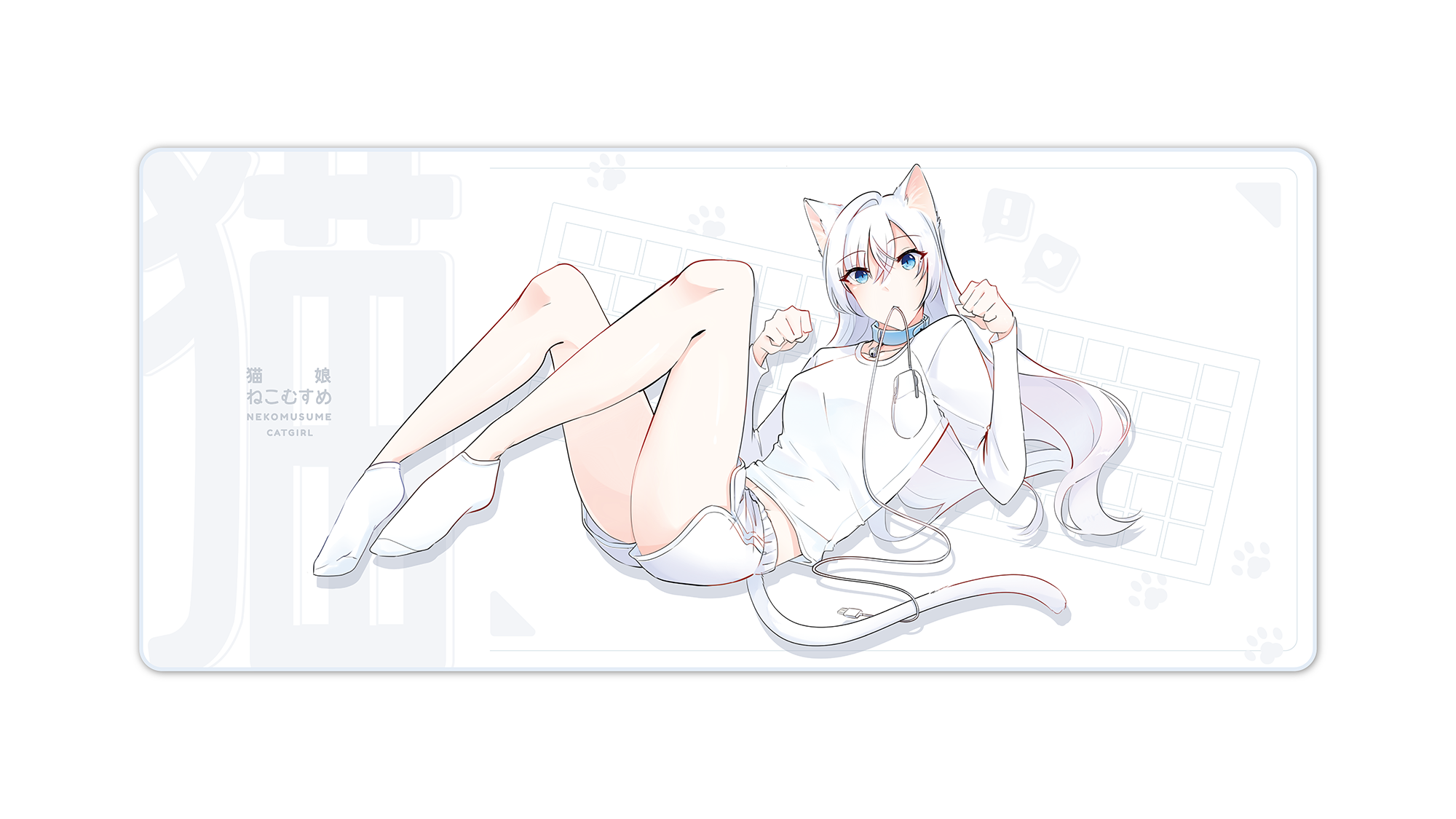 (Group Buy) Catgirl Deskmats