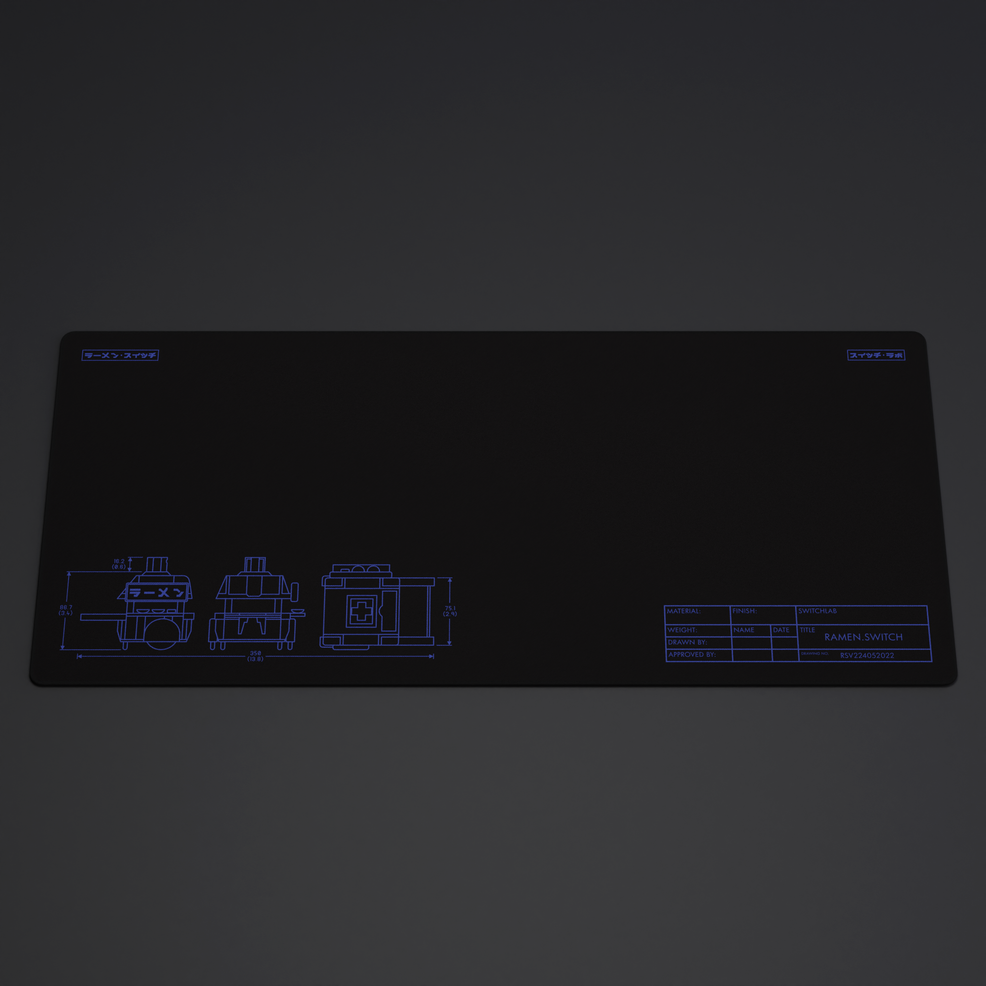 (In Stock) Ramen.Switch V2 Deskmat