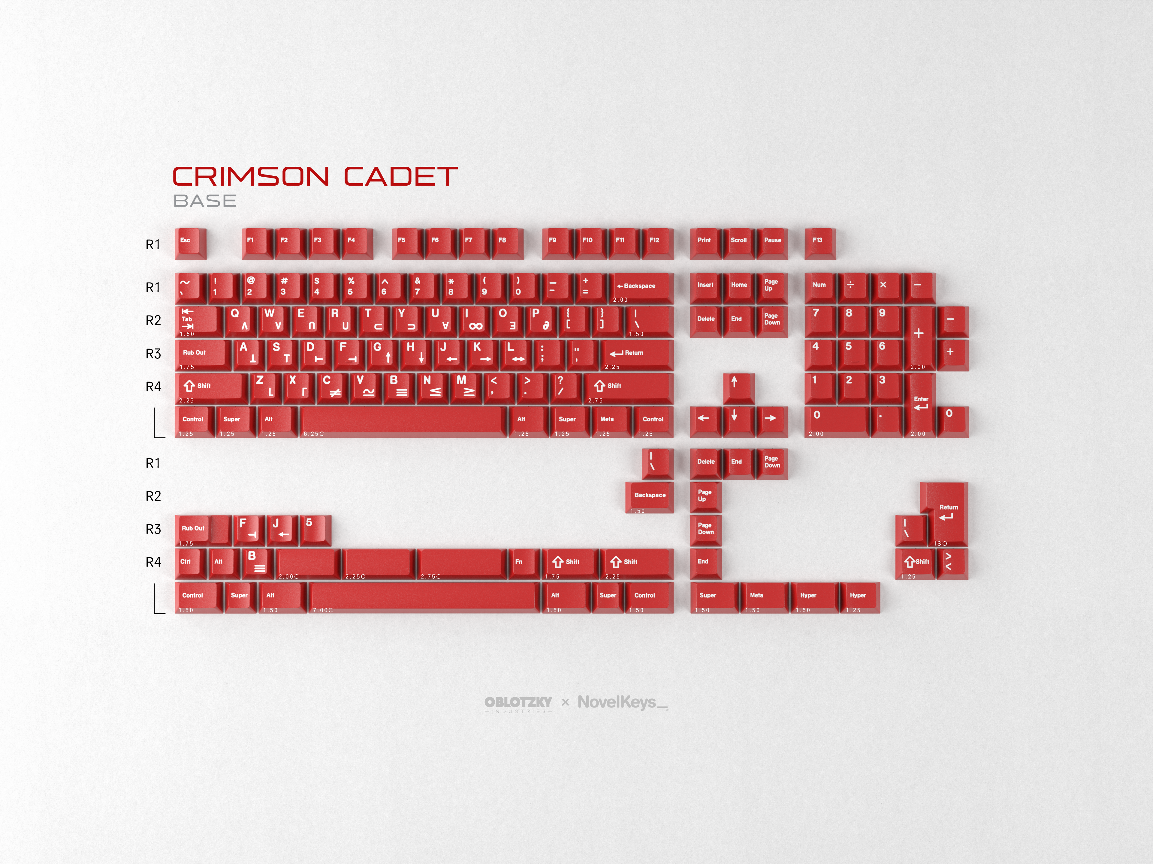 (Group Buy) GMK CYL Crimson Cadet Small Batch