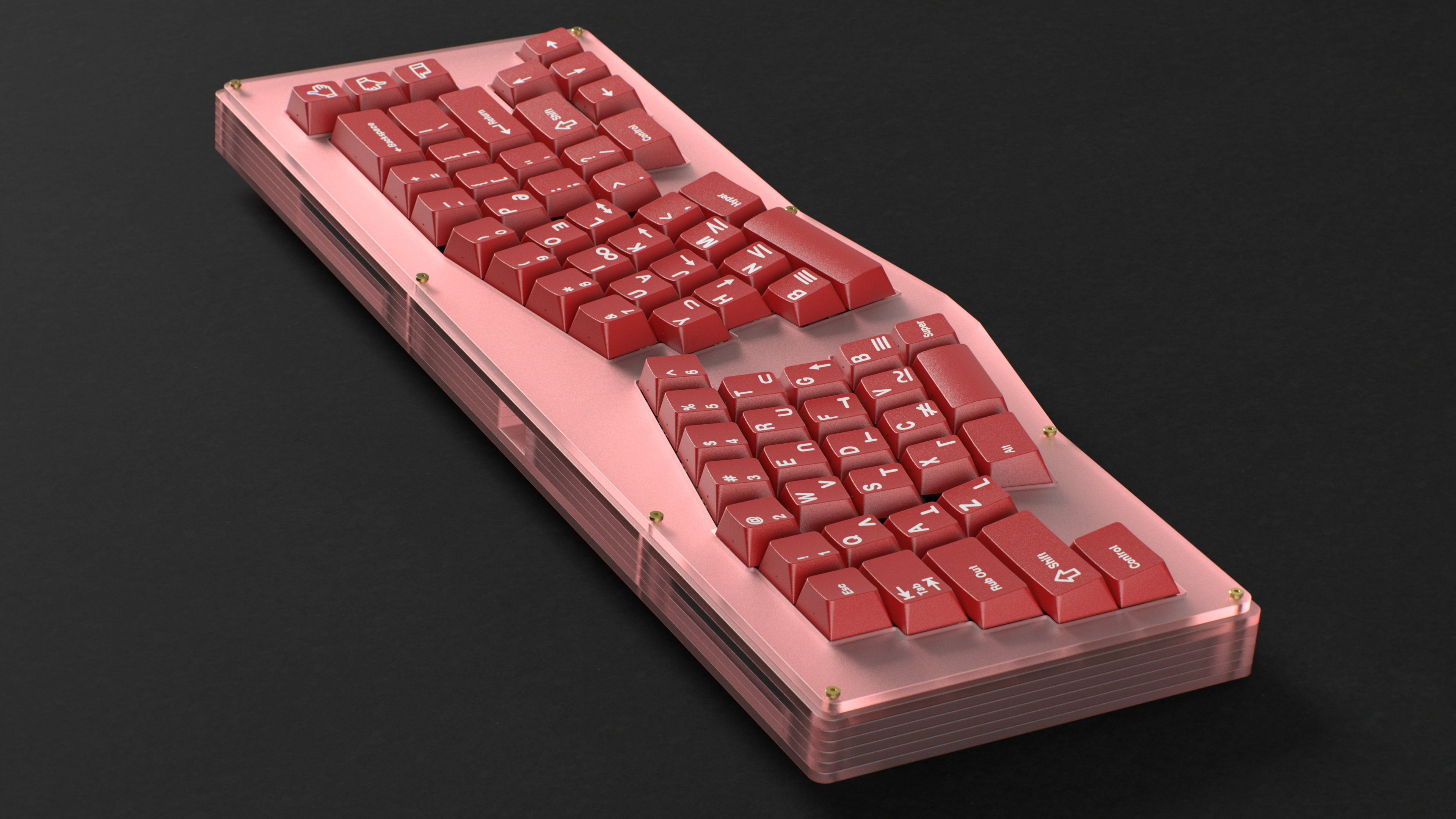 (In Stock) GMK CYL Crimson Cadet R2