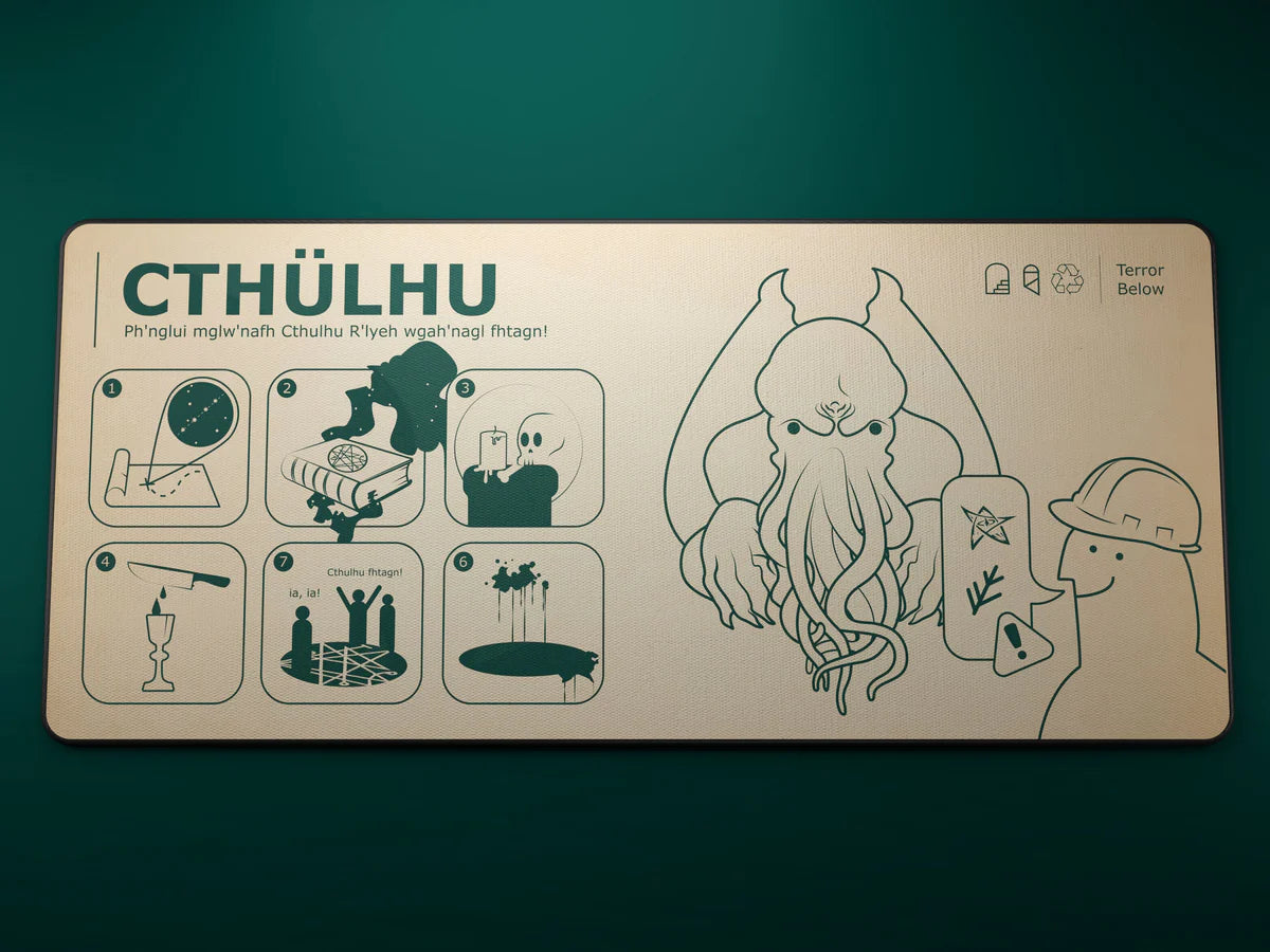 (In Stock) GMK Terror Below Deskmats