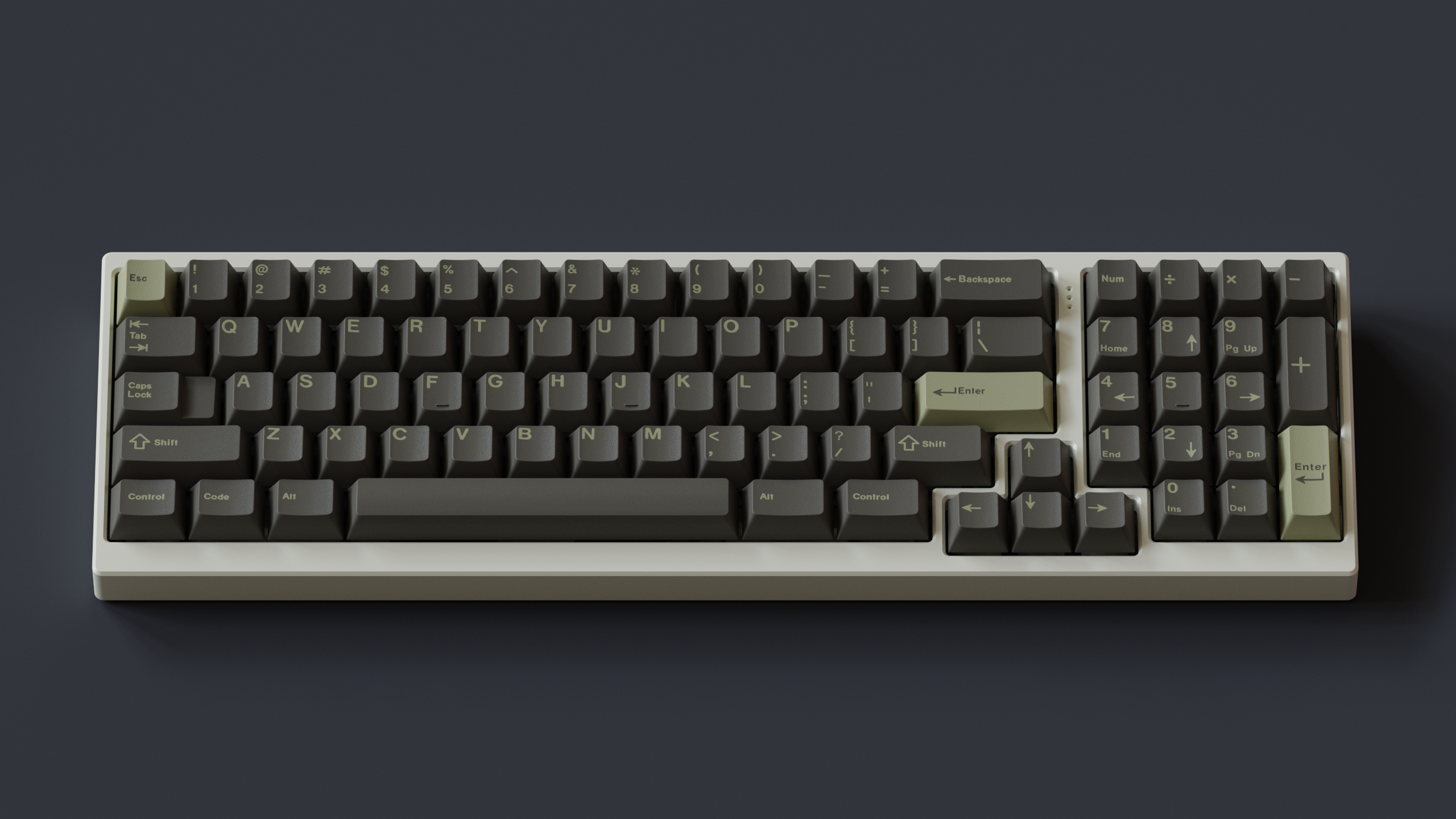 (In Stock) GMK Olive R2