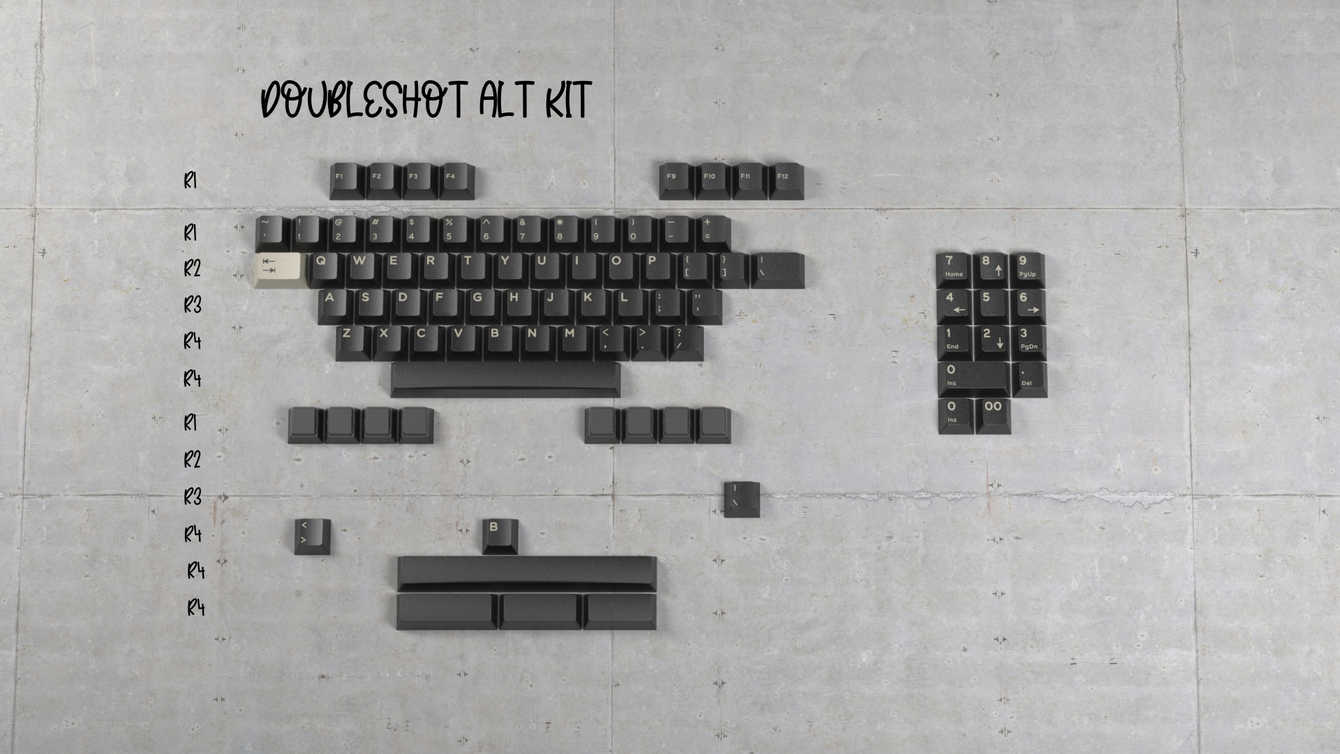 (In Stock) DMK ЯUBBER Keyset