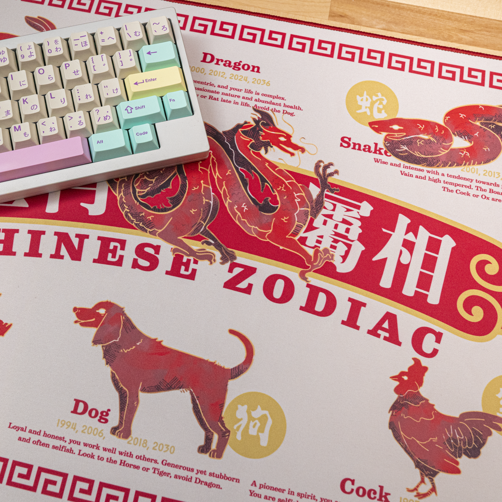 (Group Buy) Chinese Zodiac Deskmats