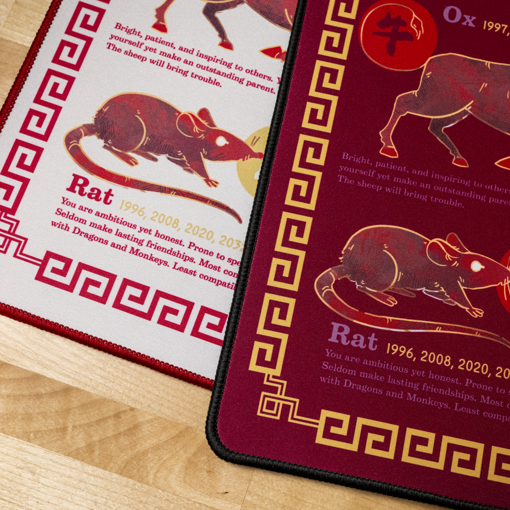 (Group Buy) Chinese Zodiac Deskmats