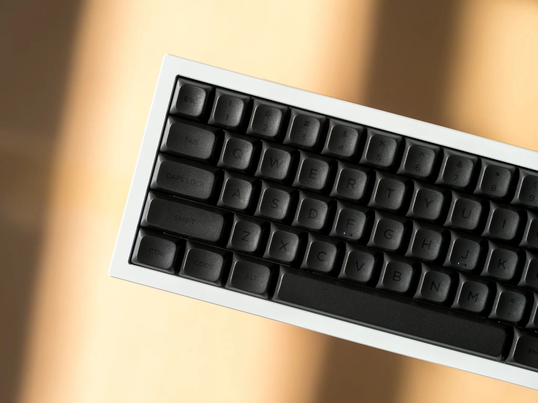 (In Stock) PBS Black on Black Keycaps