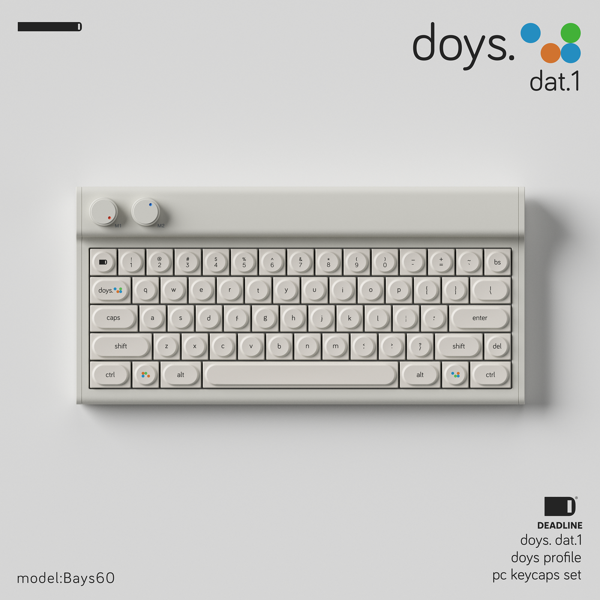 (Group Buy) Doys Dat.1 Keycaps