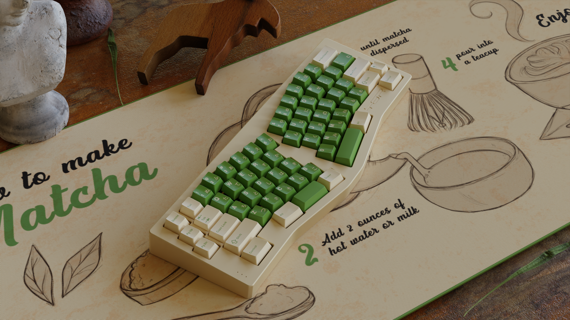 (In Stock) GMK Cream Matcha