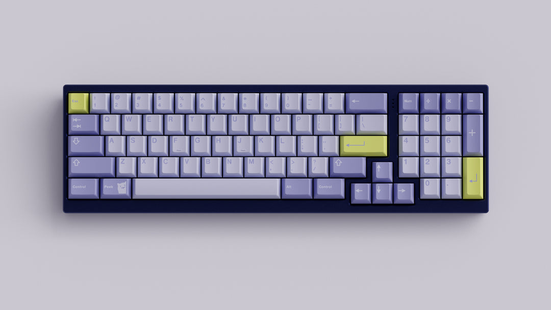 GMK Purple-ish デスクマットPeek GMK Purple-ish Deskmats